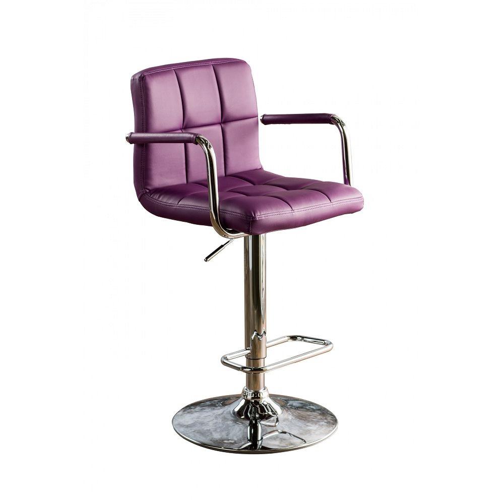 

    
Contemporary Purple Metal Bar Stool Furniture of America CM-BR6917PR Corfu
