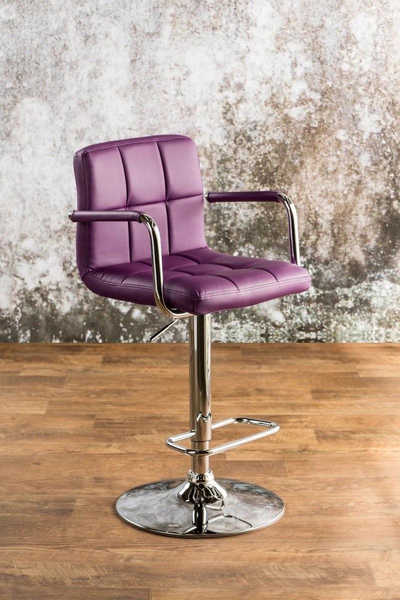 

                    
Furniture of America CM-BR6917PR Corfu Bar Stool Purple Leatherette Purchase 

