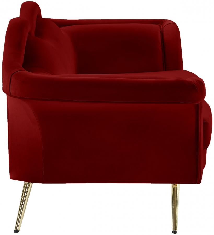 

                    
Meridian Furniture Lips Loveseat 607Red-L Loveseat Red Soft Velvet Purchase 
