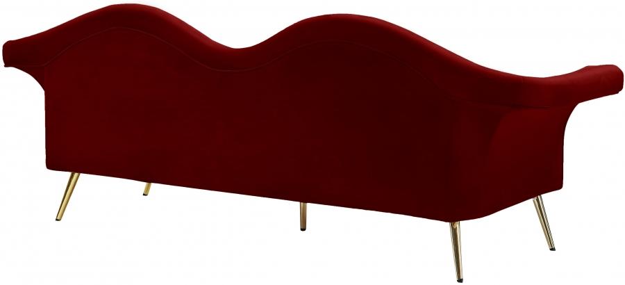 

                    
Meridian Furniture Lips Sofa 607Red-S Sofa Red Soft Velvet Purchase 
