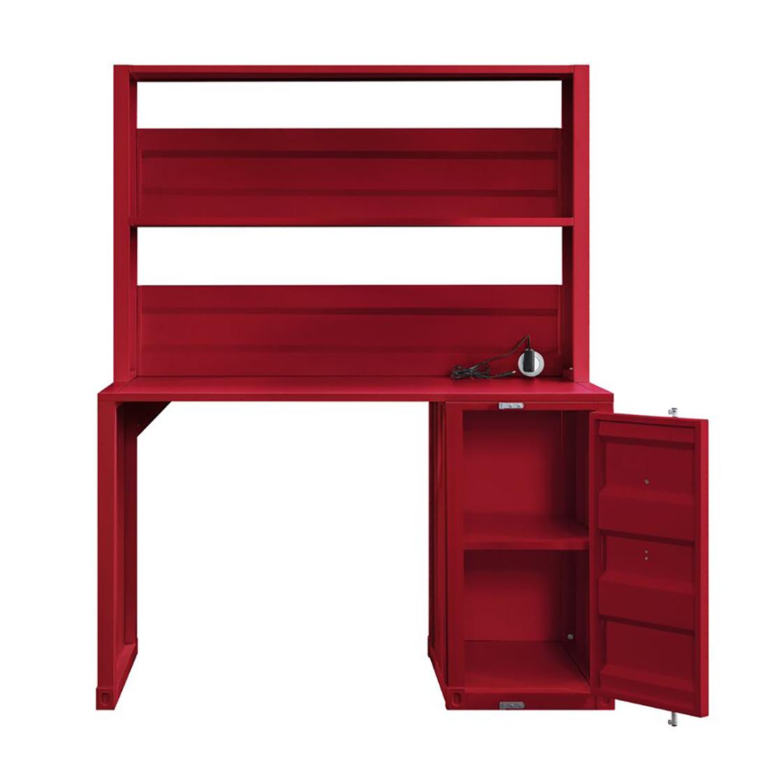 

                    
Acme Furniture Cargo Desk with Chair Red Fabric Purchase 
