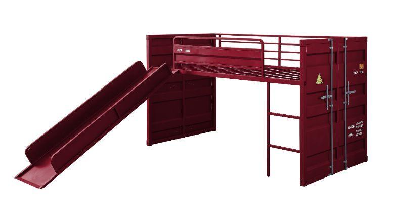 

    
Acme Furniture Cargo Twin Loft Bed Red 38300
