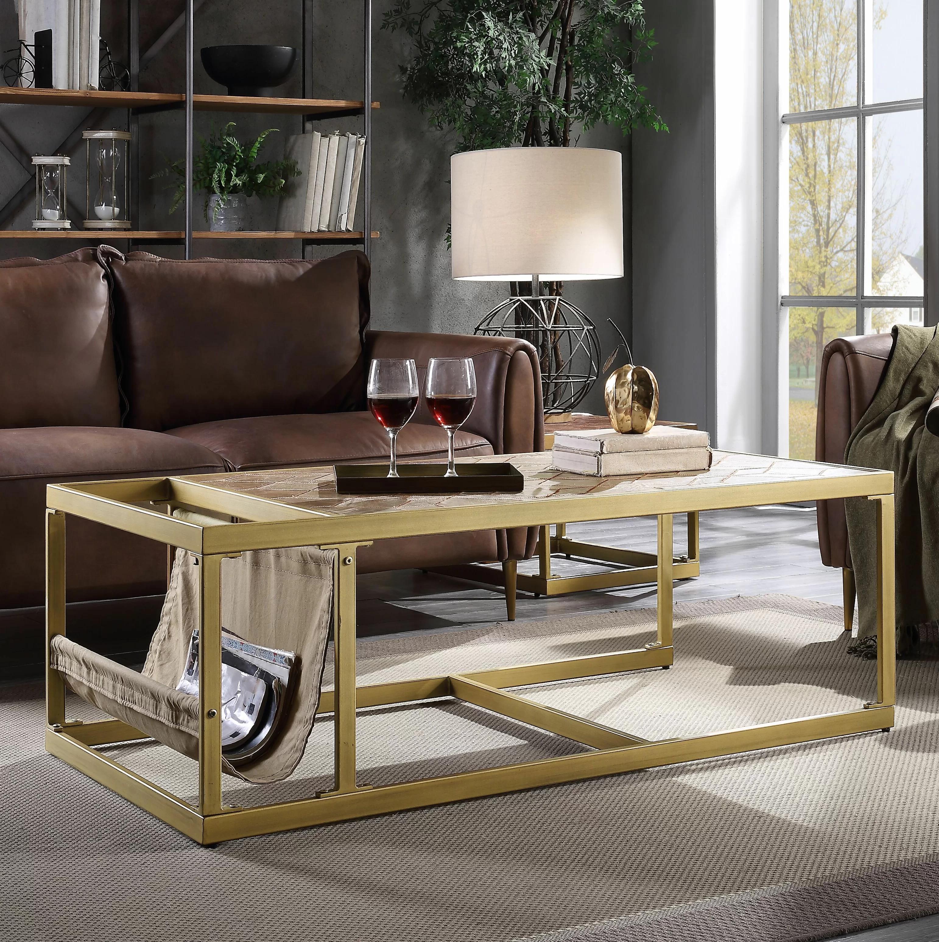 

    
82310-3pcs Acme Furniture Coffee Table and 2 End Tables
