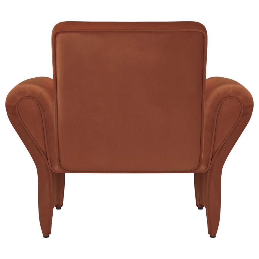 

    
 Order  Contemporary Rust Wood Accent Chair Coaster Liana 903150
