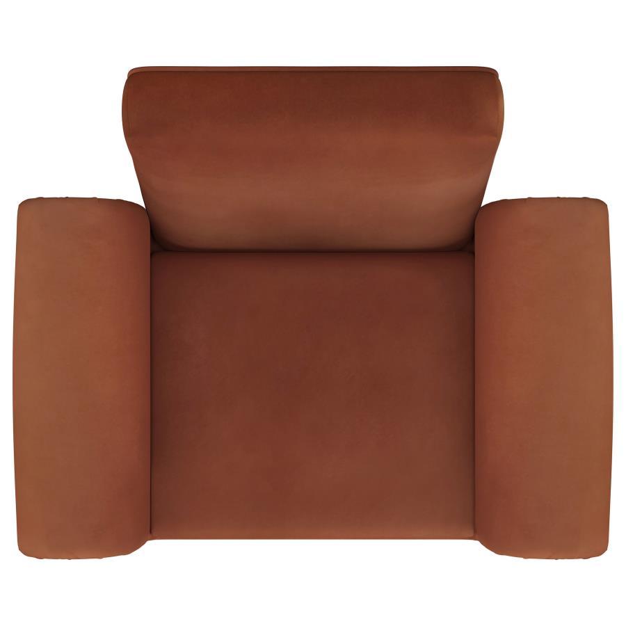 

    
 Shop  Contemporary Rust Wood Accent Chair Coaster Liana 903150

