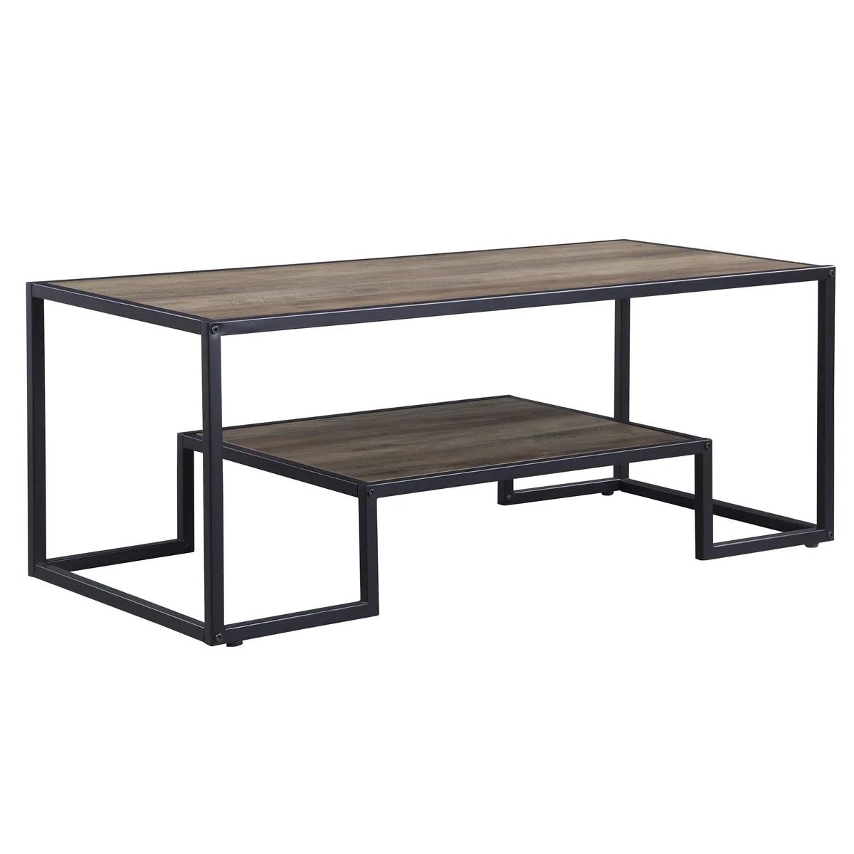 

    
Contemporary Rustic Oak Coffee Table + End Table + Console Table by Acme Idella LV00324-3pcs
