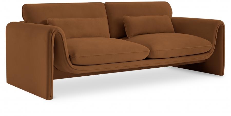 

    
Contemporary Saddle Engineered Wood Sofa Meridian Furniture Sloan 199Saddle-S
