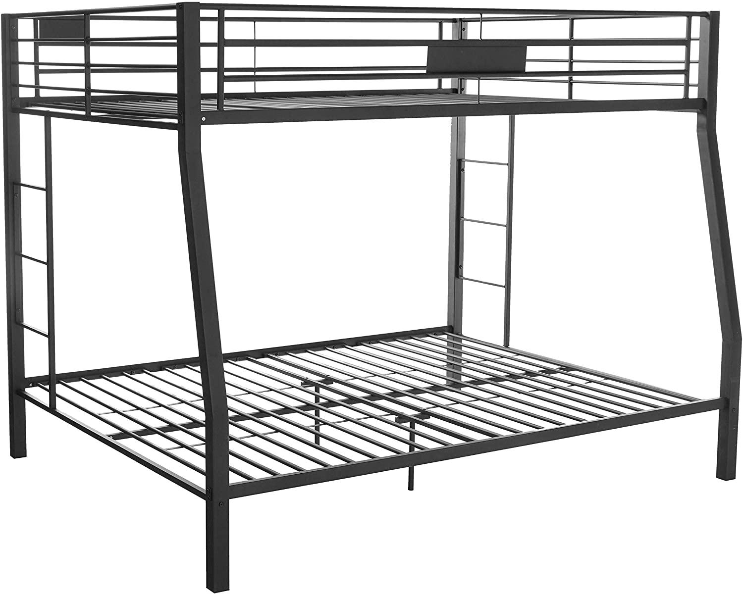 

    
Contemporary Sandy Black Full XL/Queen Bunk Bed by Acme Limbra 38005
