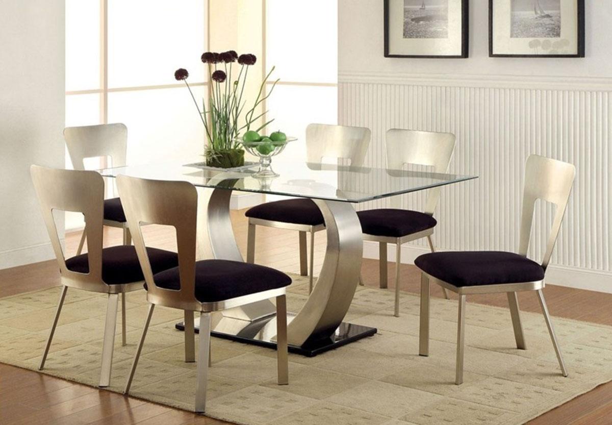 

    
Contemporary Silver & Black Metal Side Chairs Set 2pcs Furniture of America CM3728SC-2PK Nova
