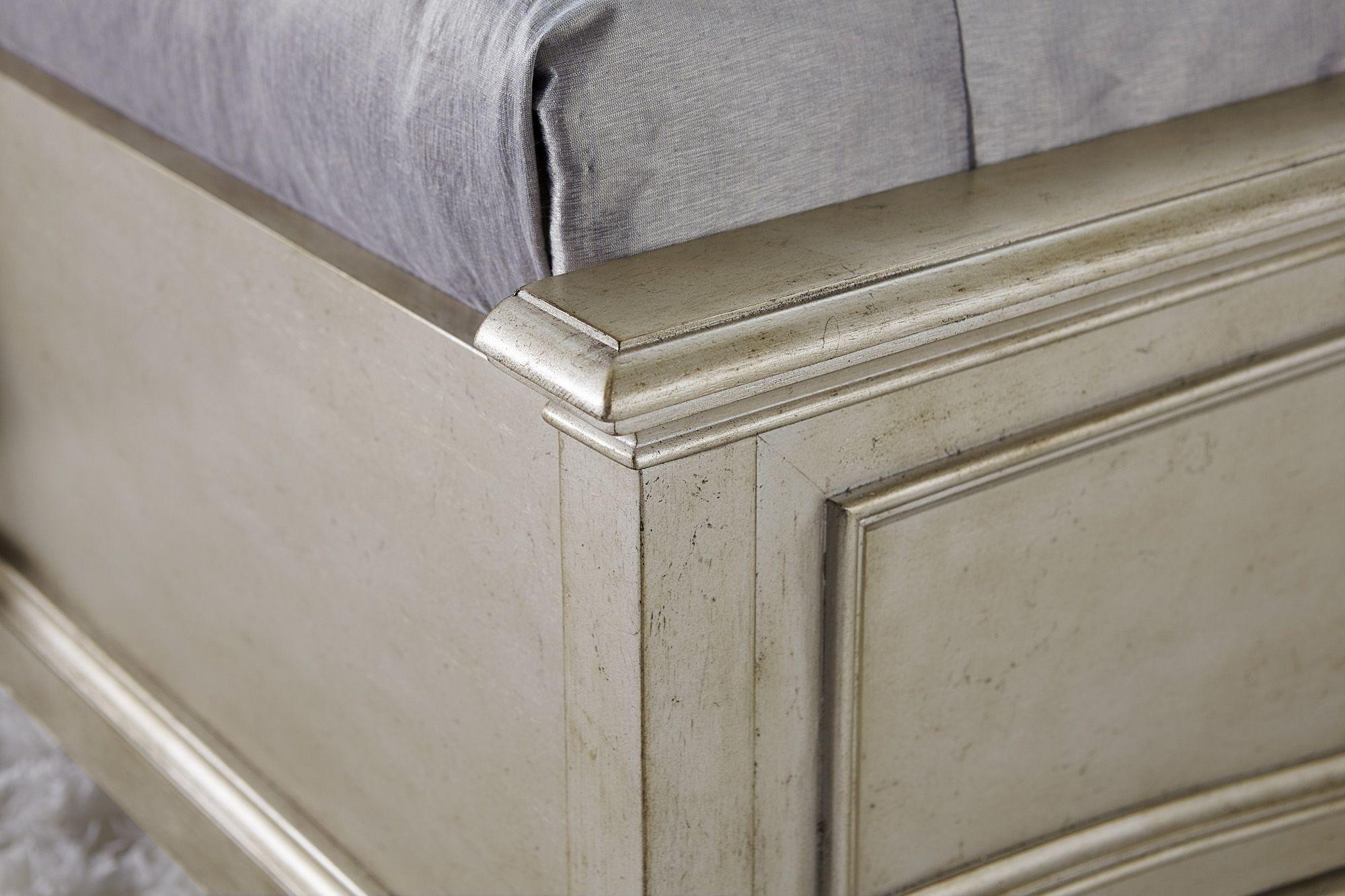 

        
a.r.t. furniture Starlite Panel Bedroom Set Silver/Gray Fabric 00843493047011
