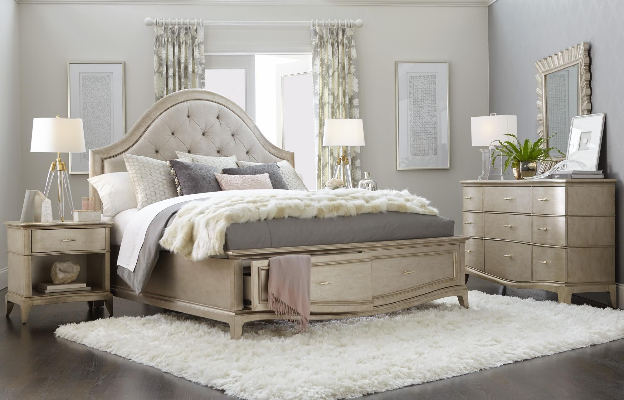 

    
a.r.t. furniture Starlite Storage Bedroom Set Silver/Gray 406165-2227S2-Q-Set-3
