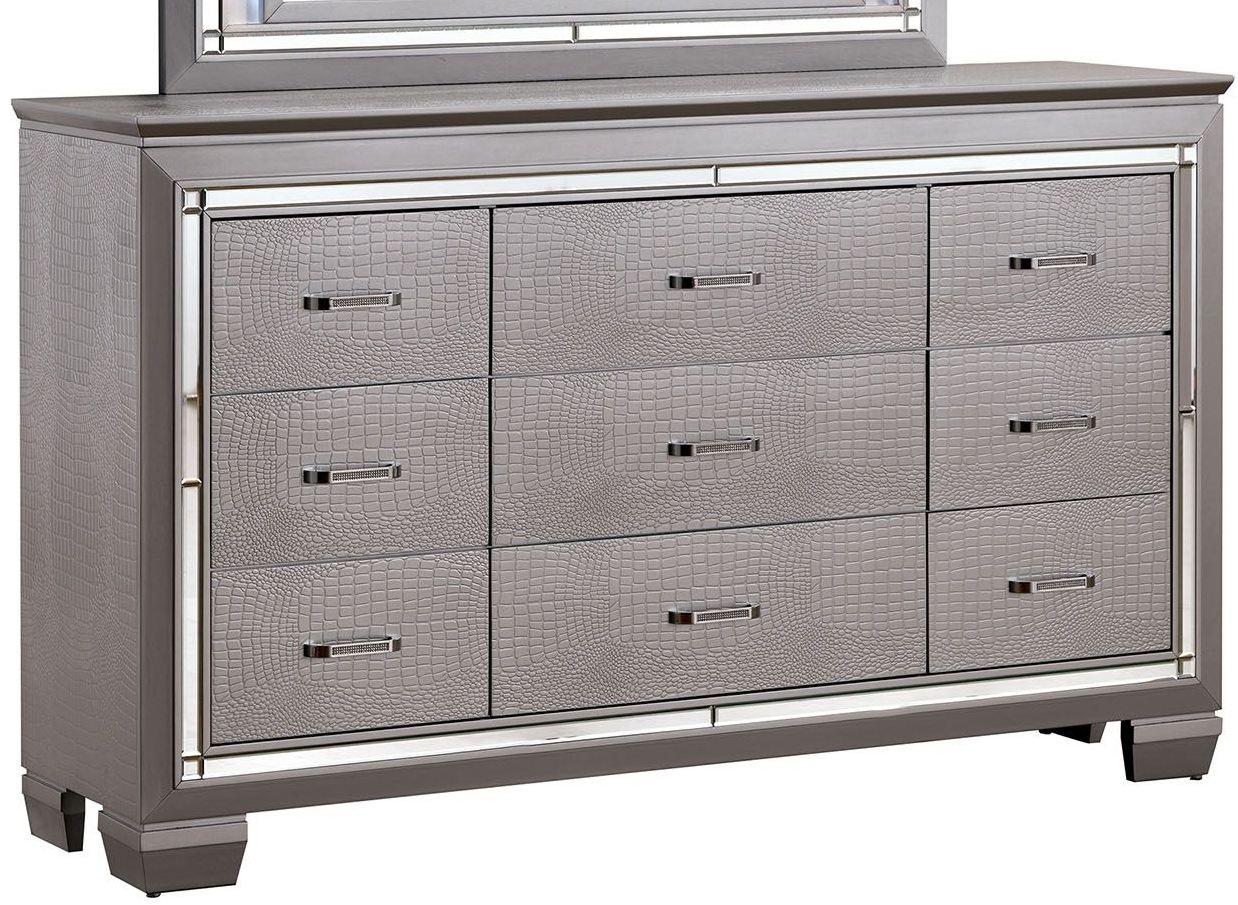 

    
Contemporary Silver Solid Wood Dresser Furniture of America CM7979SV-D Bellanova

