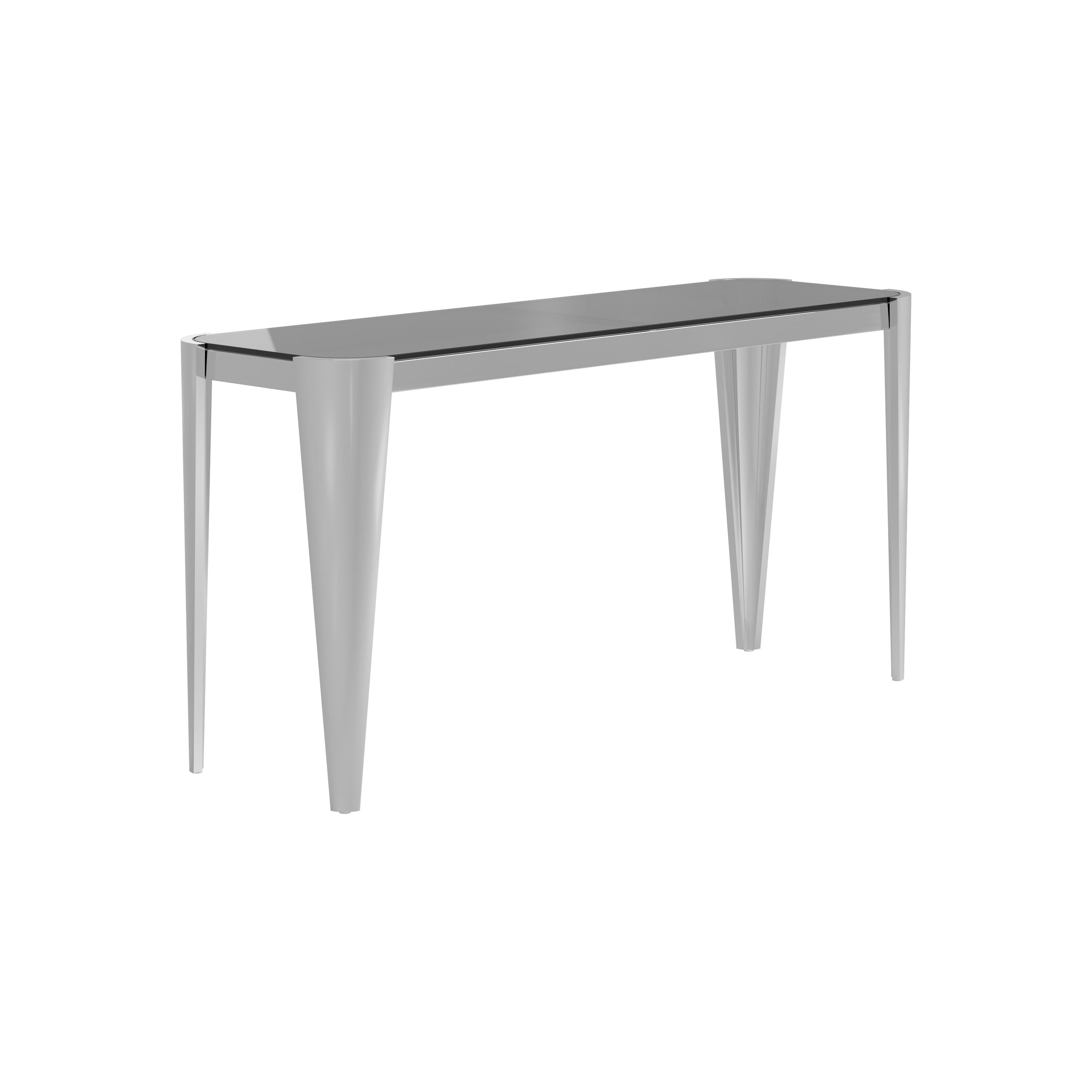 Contemporary Sofa Table 709649 709649 in Silver 