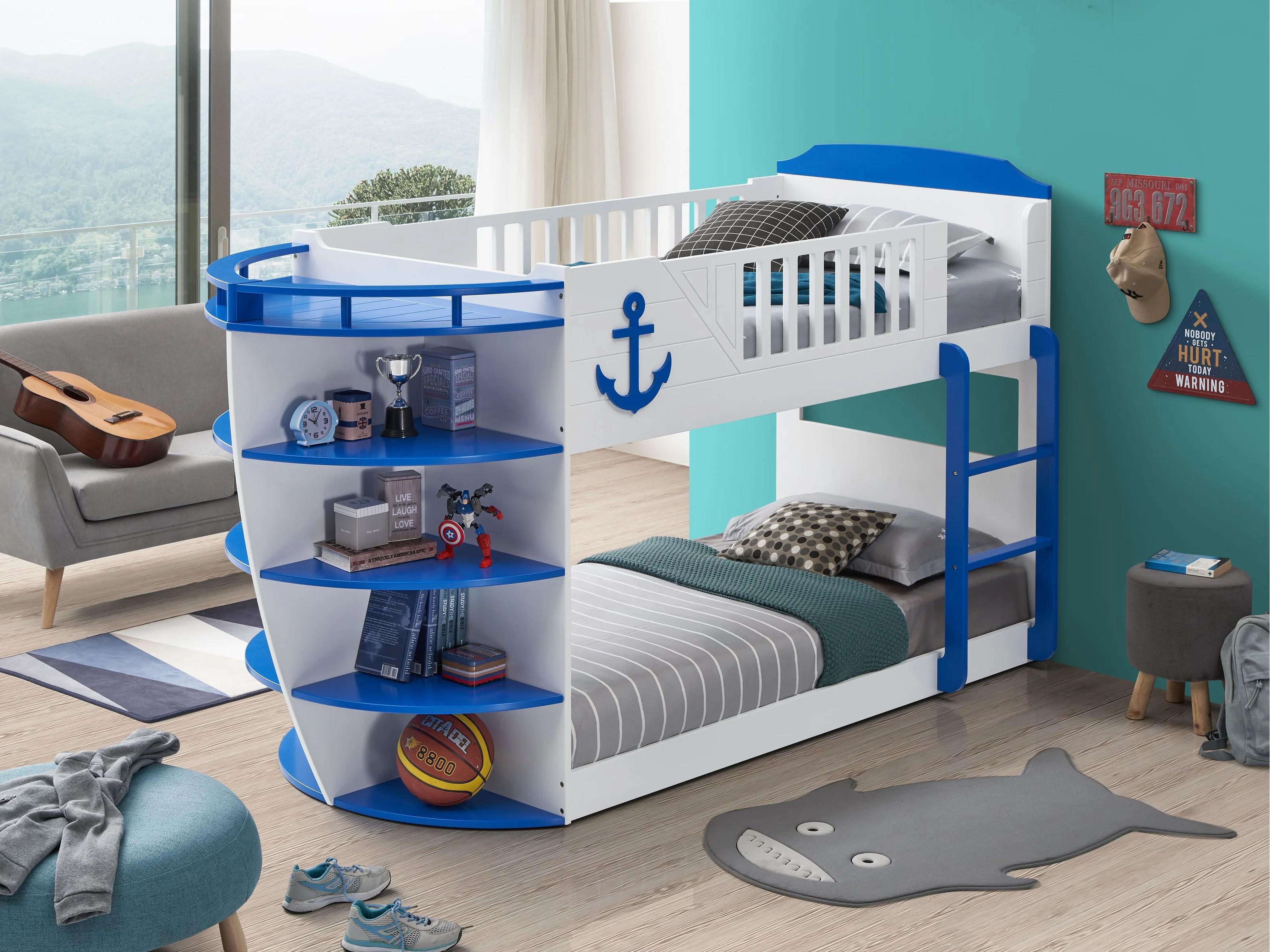 

                    
Acme Furniture Neptune Twin/Twin Bunk Bed Blue  Purchase 
