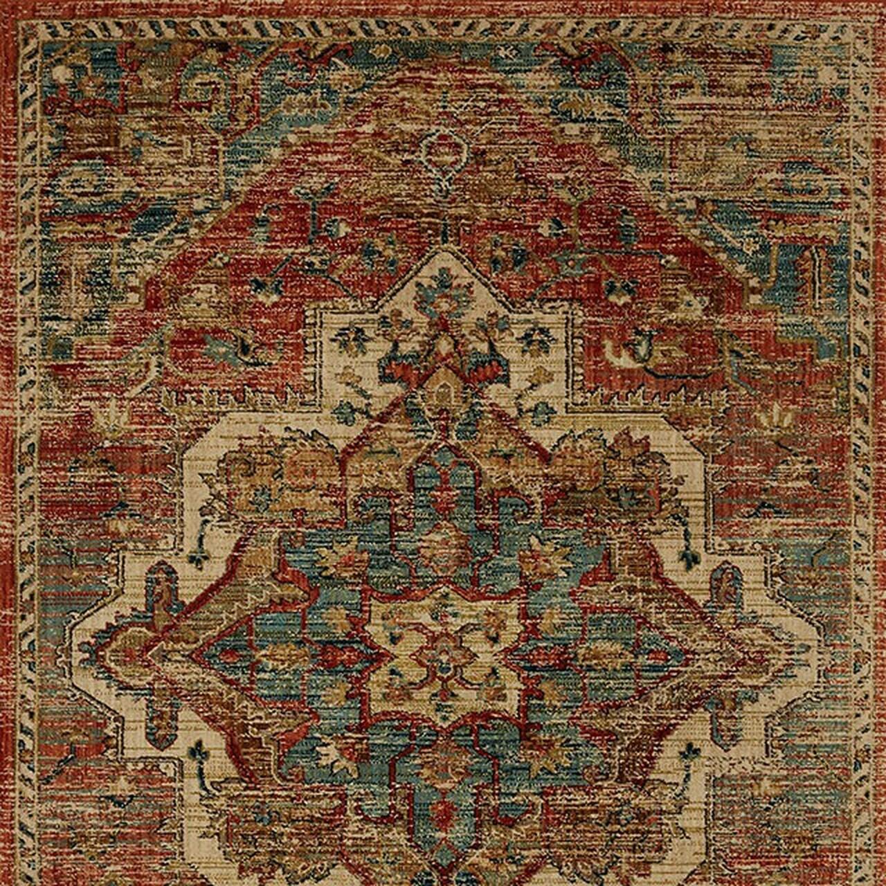 

    
Contemporary Spice Rose Polyester 8'x11' Area Rug Furniture of America RG8160-M Wilhelm
