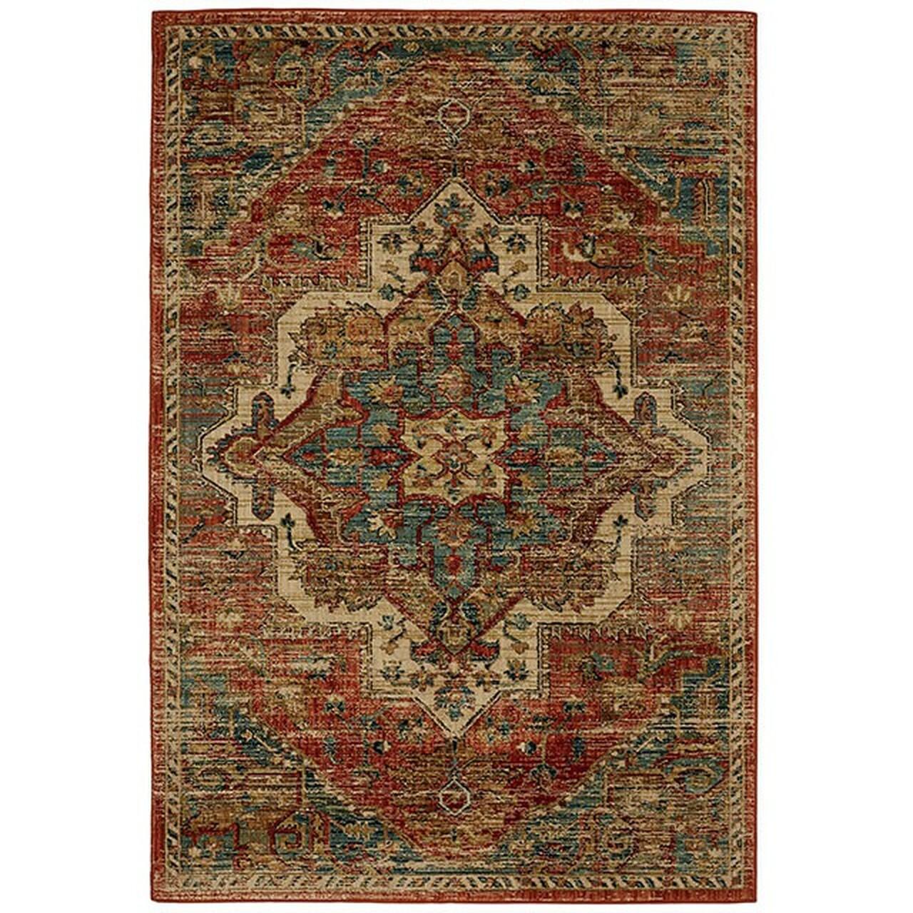 

    
Contemporary Spice Rose Polyester 8'x11' Area Rug Furniture of America RG8160-M Wilhelm
