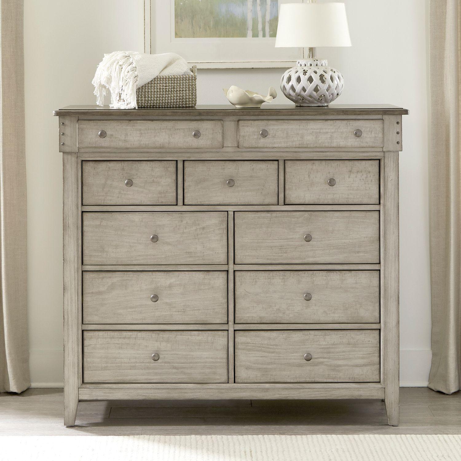 Contemporary, Cottage Chest Ivy Hollow (457-BR) 457-BR32 in Taupe 
