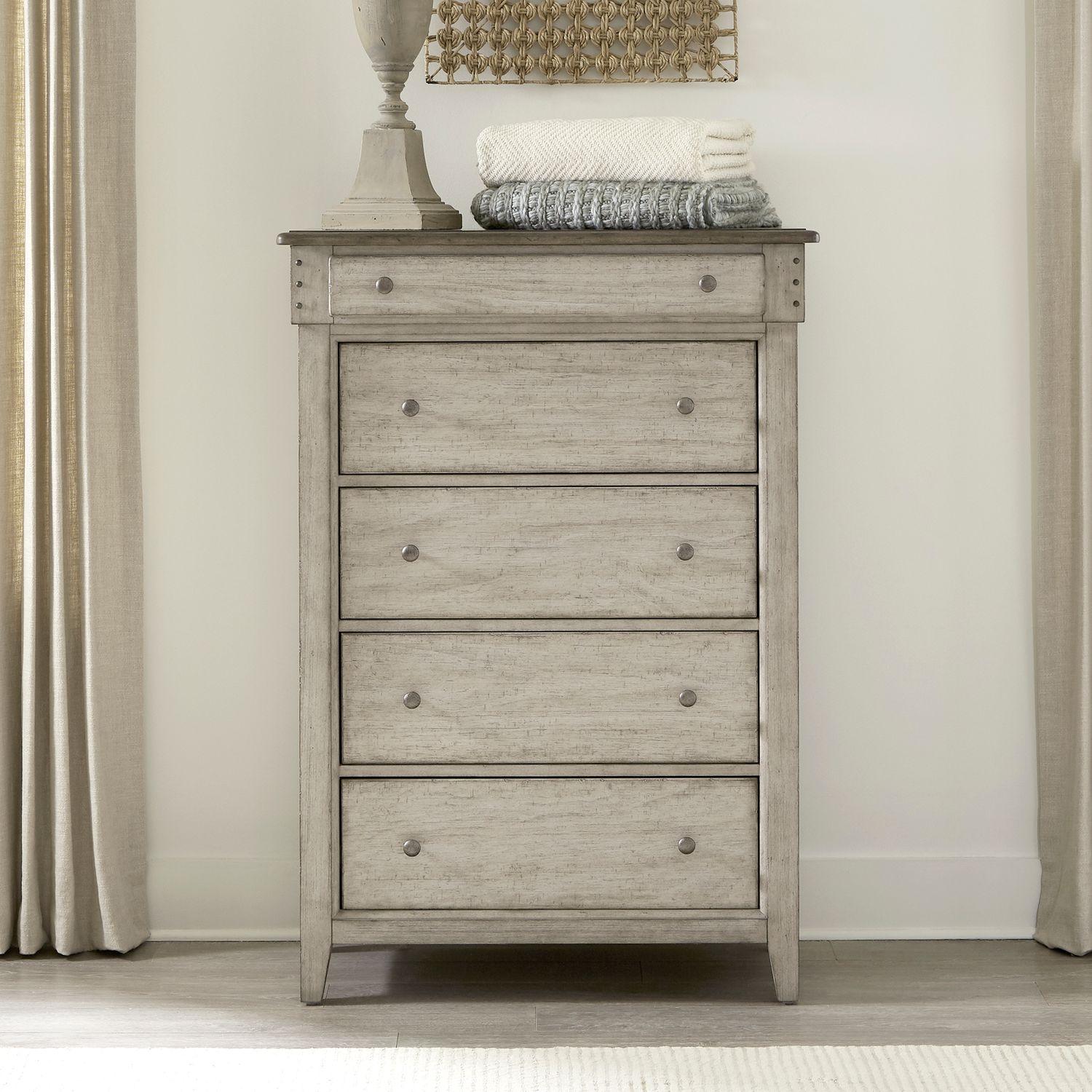 Contemporary, Cottage Chest Ivy Hollow (457-BR) 457-BR41 in Taupe 