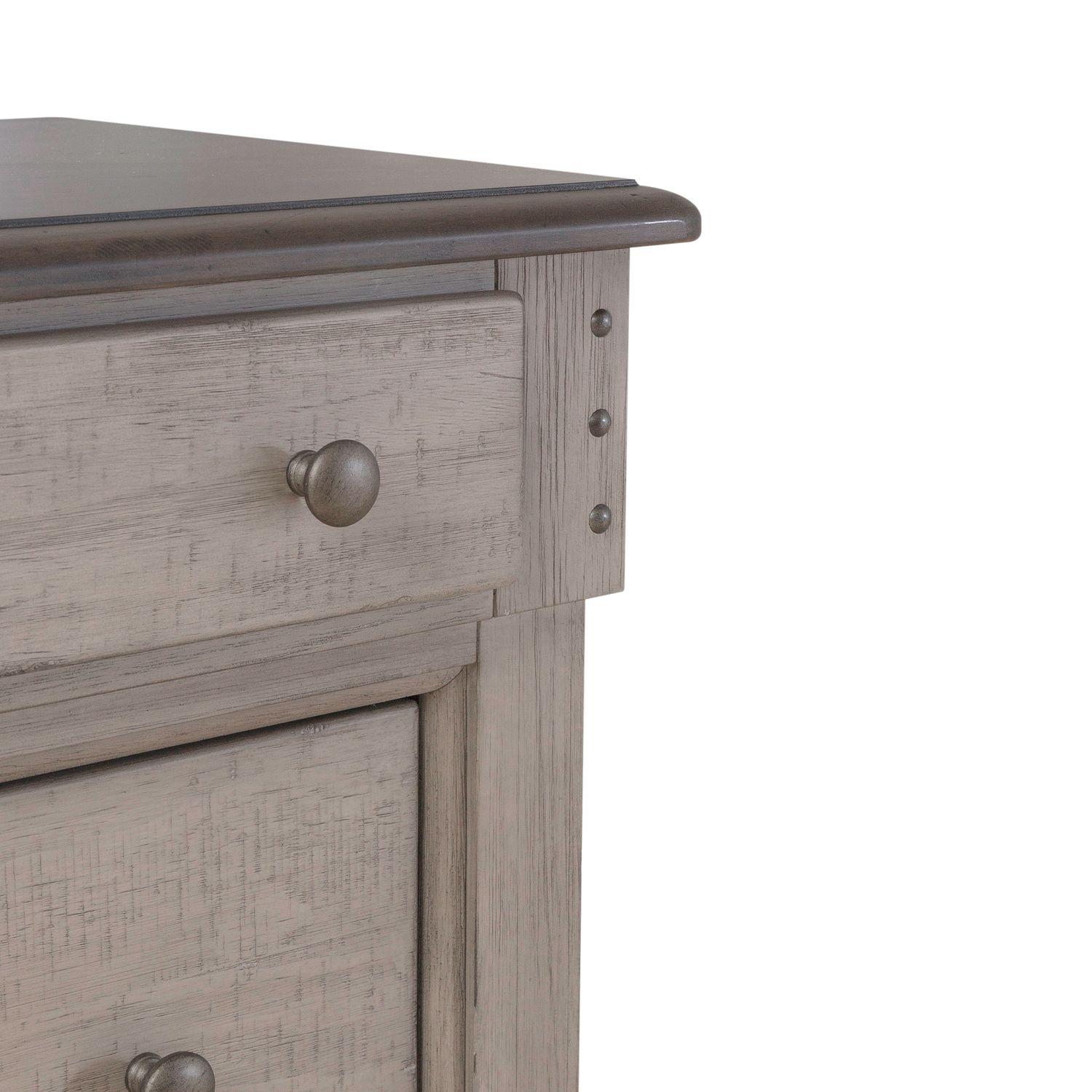 

                    
Buy Contemporary Taupe 5 Drawer Chest Ivy Hollow (457-BR) Liberty Furniture
