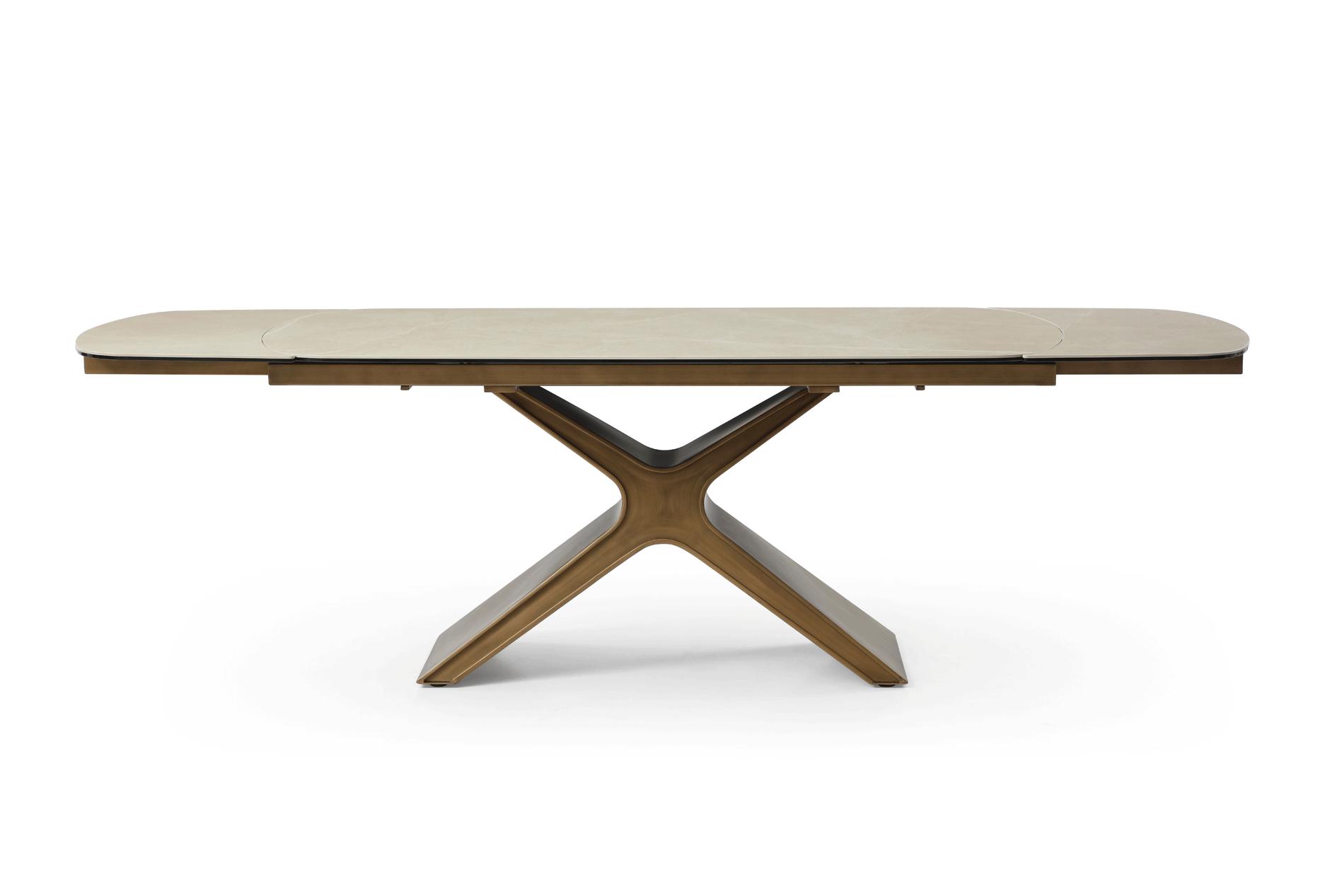 

    
ESF Extravaganza Dining Table 9368-DT Dining Table Taupe 9368-DT
