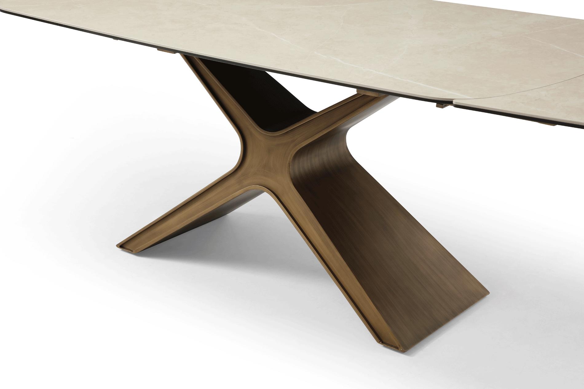 

    
9368-DT Contemporary Taupe Metal Ceramic Dining Table ESF Extravaganza 9368-DT
