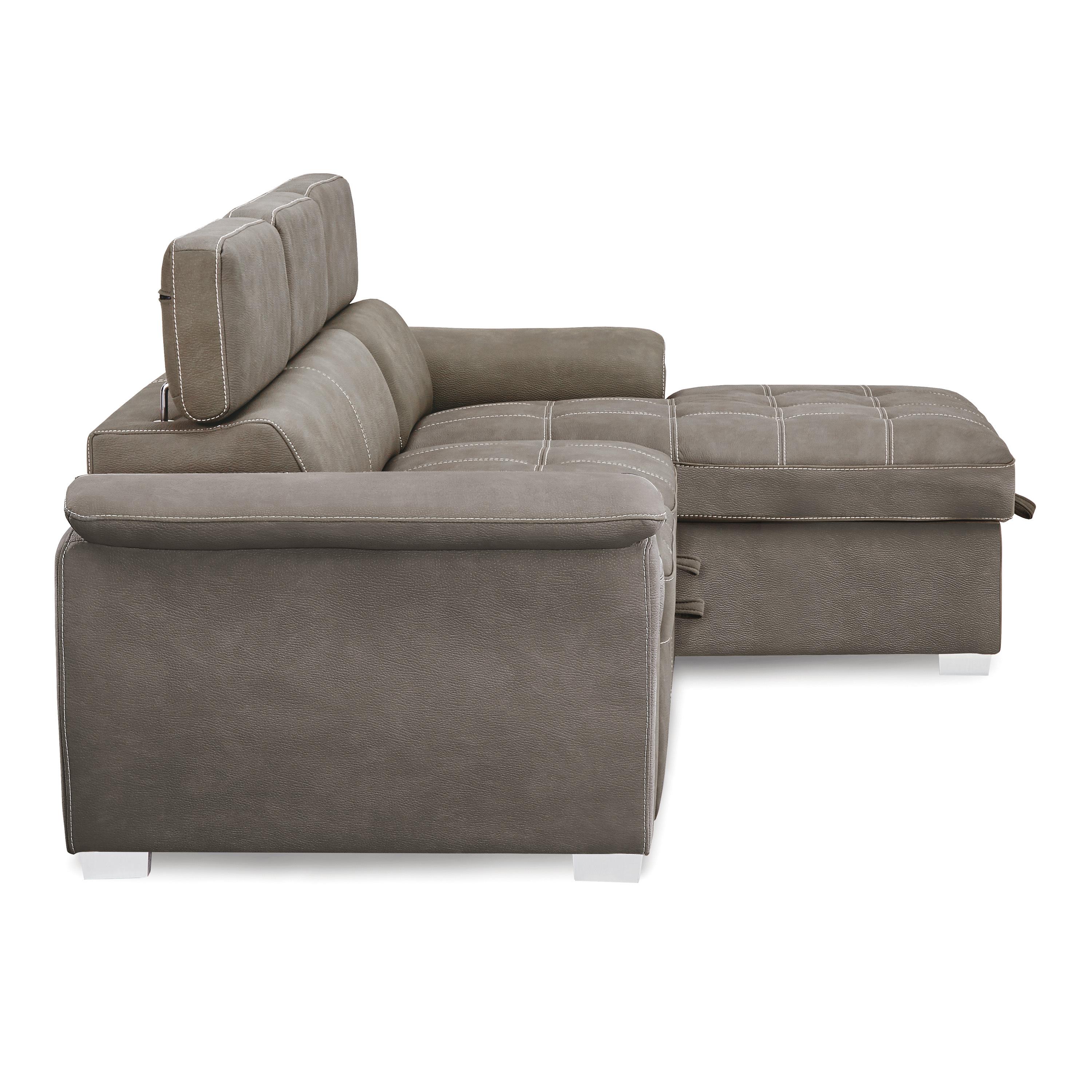 

                    
Buy Contemporary Taupe Microfiber 2-Piece Sectional Homelegance 8228TP* Ferriday
