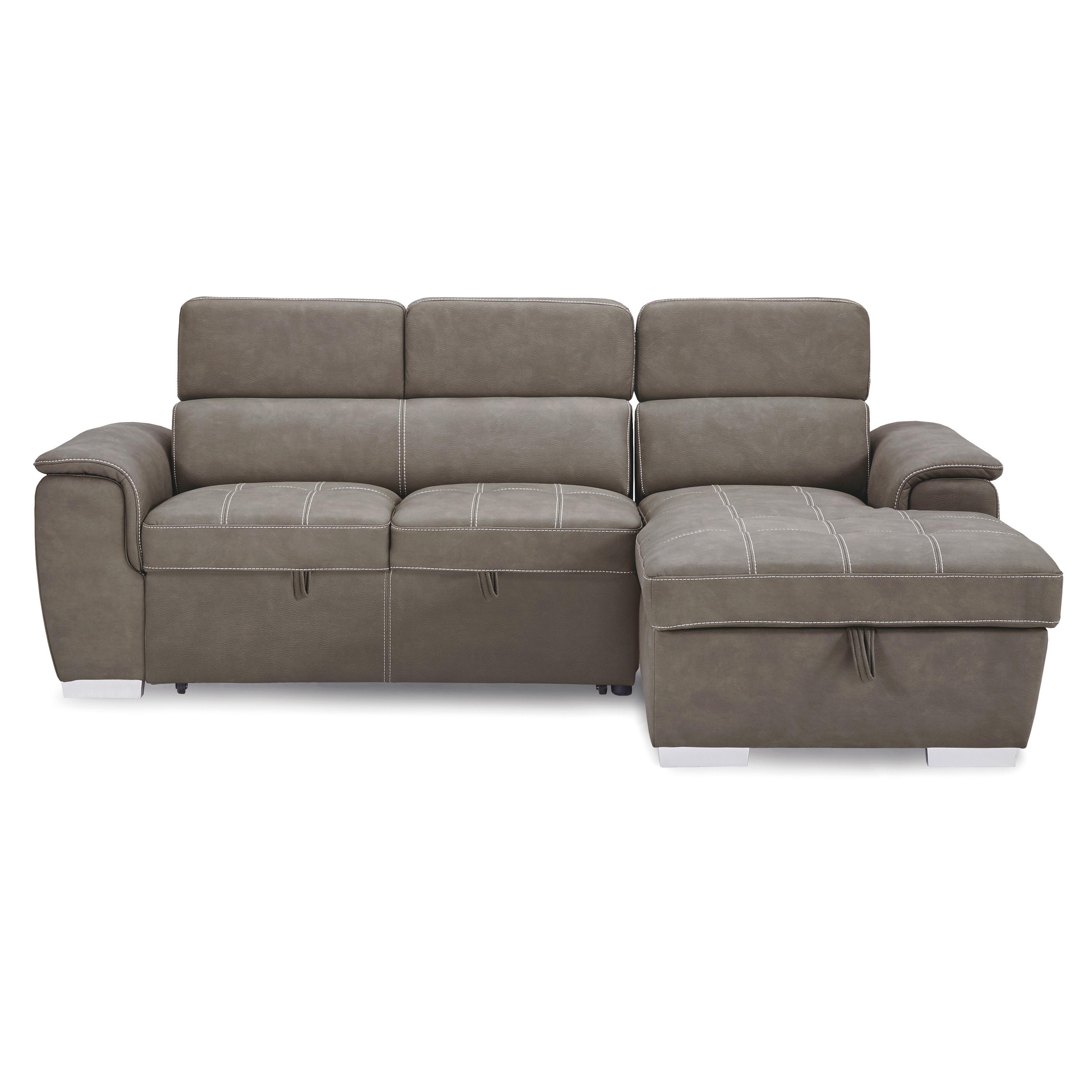 Contemporary Sectional 8228TP* Ferriday 8228TP* in Taupe Microfiber