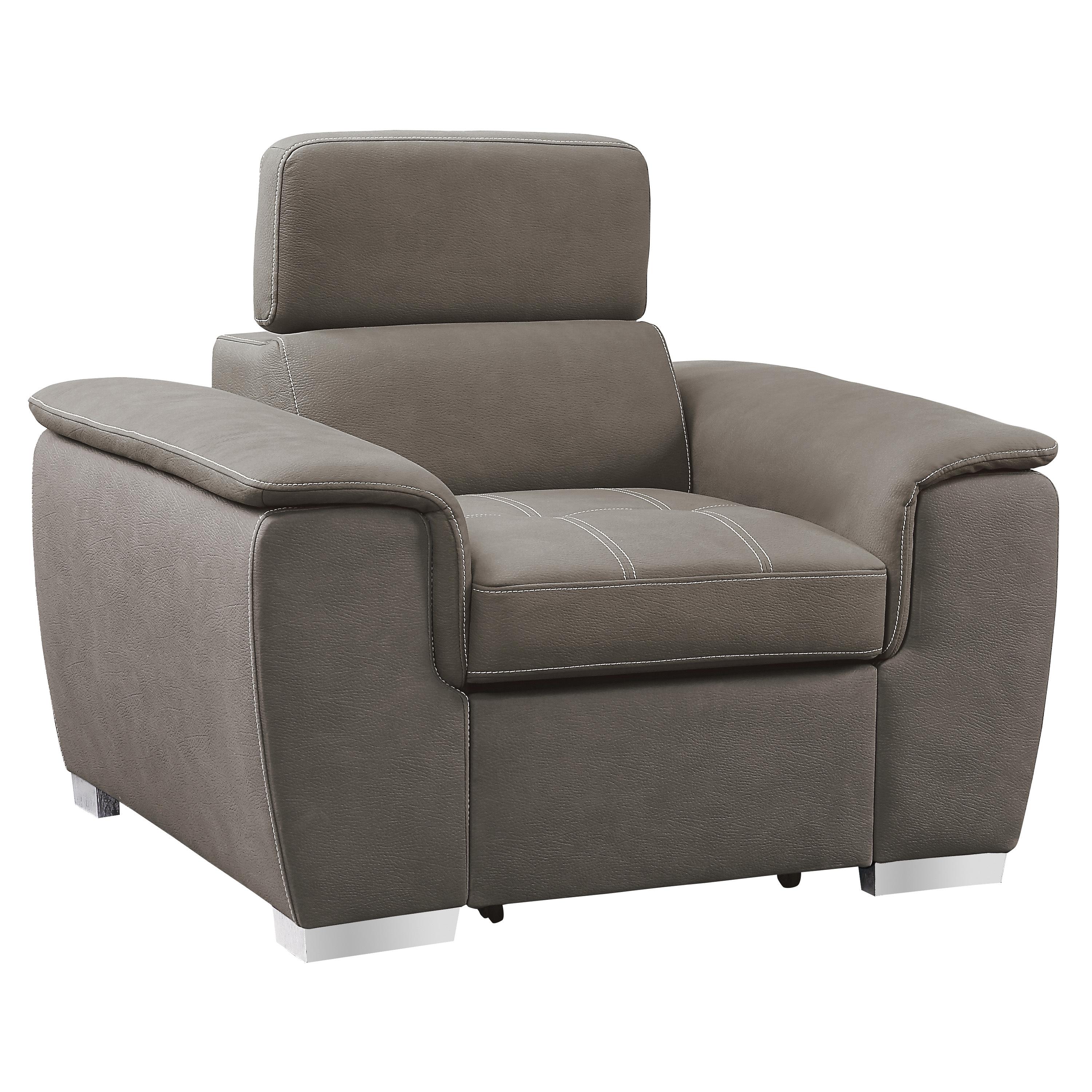 

    
Contemporary Taupe Microfiber Arm Chair Homelegance 8228TP-1 Ferriday
