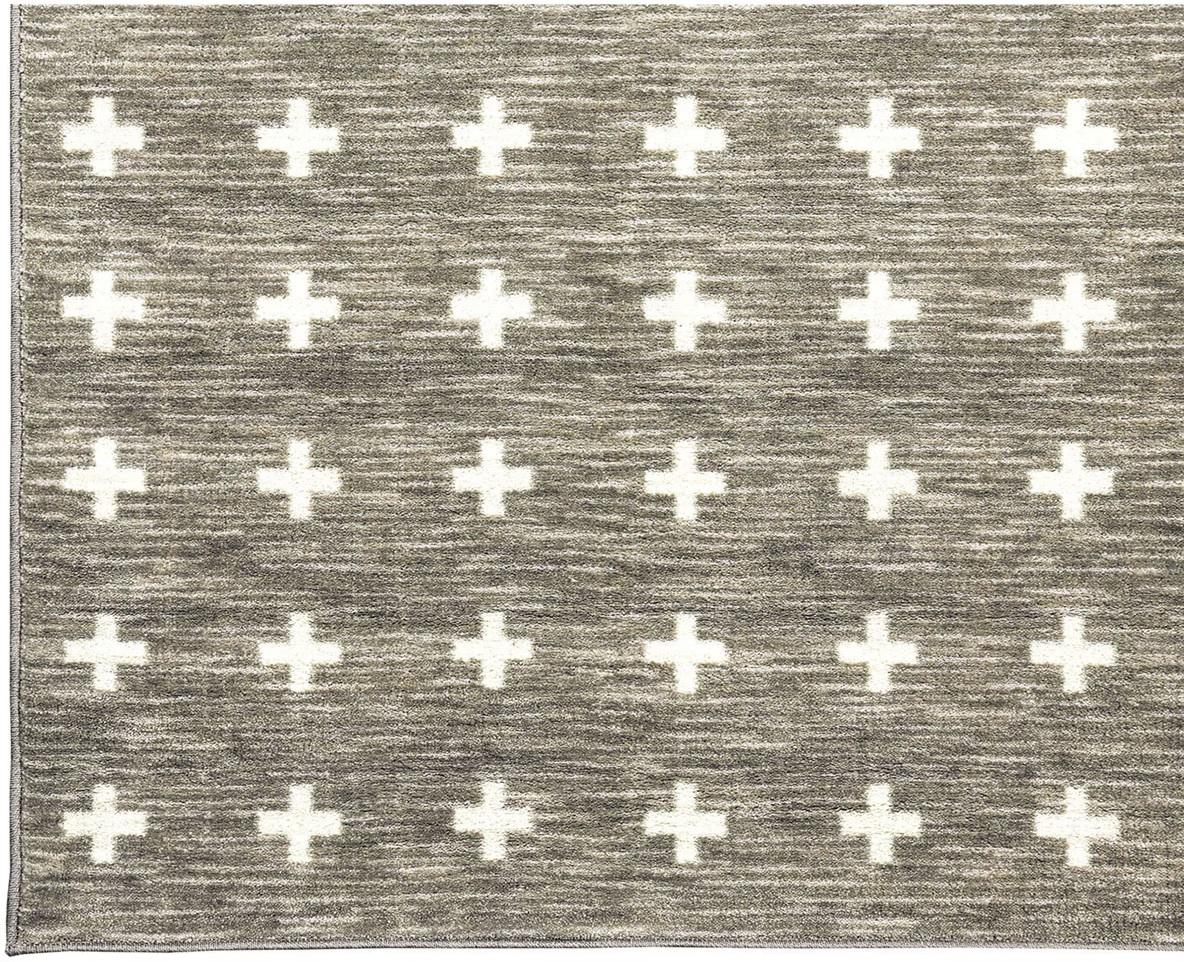 

    
Contemporary Taupe Nylon 5' x 8' Area Rug Furniture of America RG8141-S Acanthus
