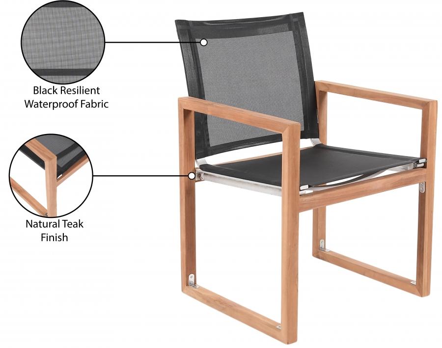 

    
 Order  Contemporary Black Wood Fabric Arm Chairs Set 2PCS Meridian Furniture Tulum 353Black-AC-2PCS
