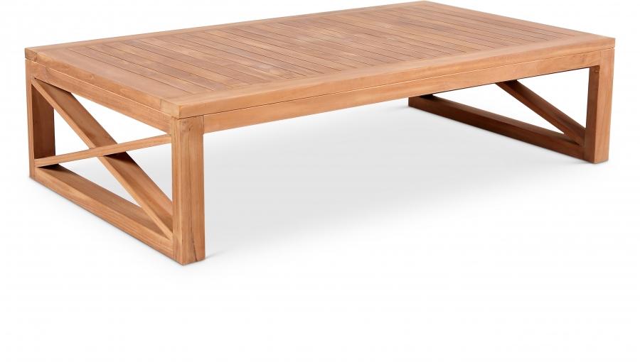 

    
Contemporary Teak Wood Patio Coffee Table Meridian Furniture Anguilla 352-CT
