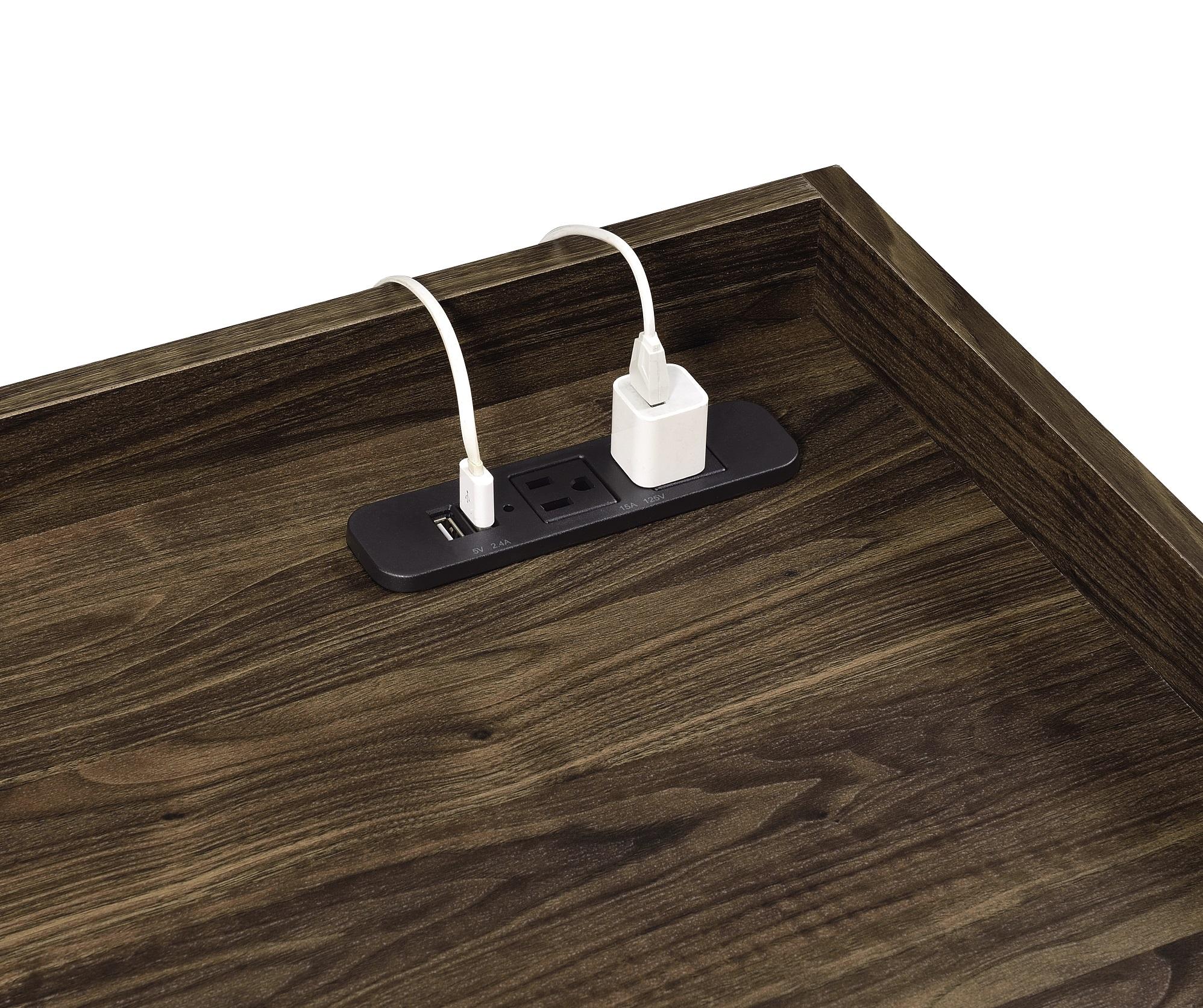 

                    
Buy Contemporary Walnut Finish Wood & Metal Writing Desk Coaster 801492 Angelica
