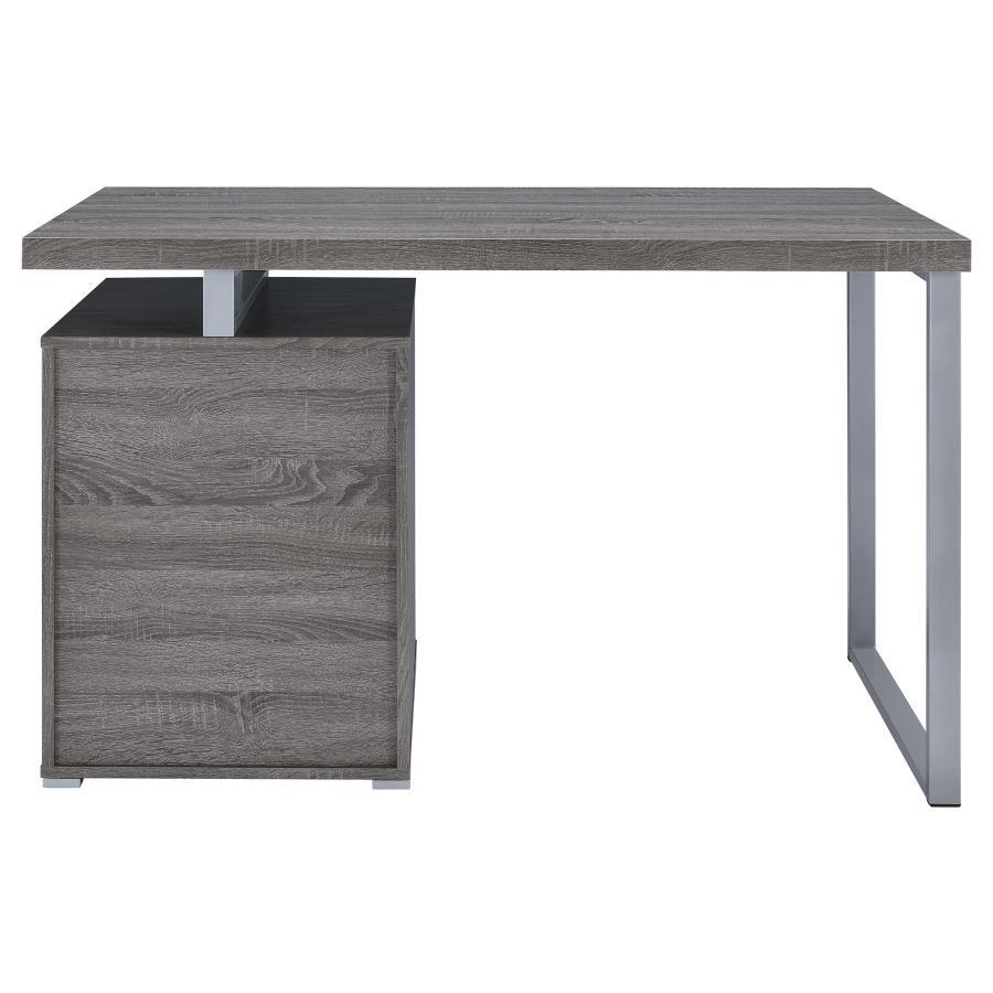 

    
800520 Contemporary Weathered Gray Solid Wood Office Desk Coaster 800520 Brennan
