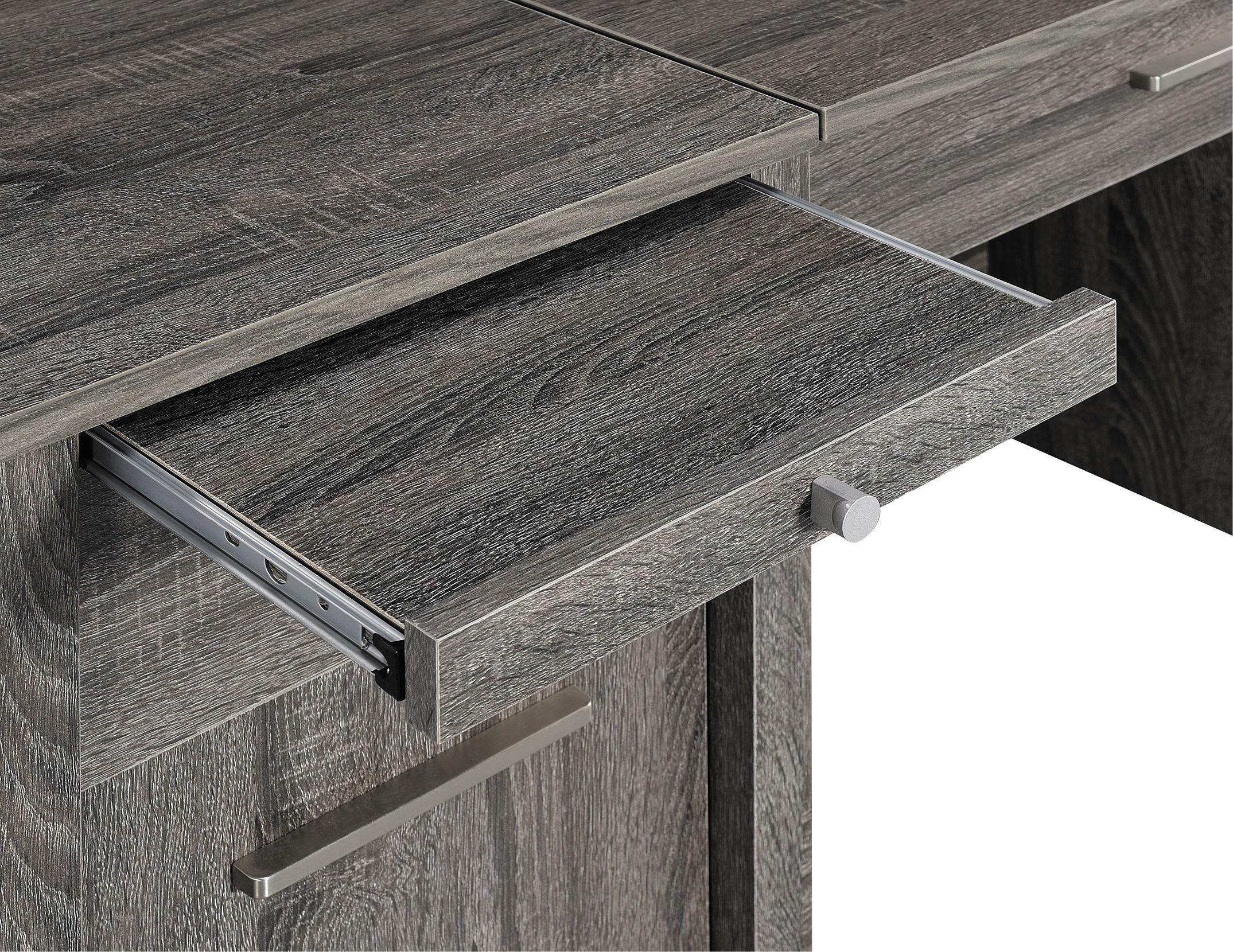 

                    
Buy Contemporary Weathered Gray Wood Lift Top Office Desk Coaster 801576 Dylan
