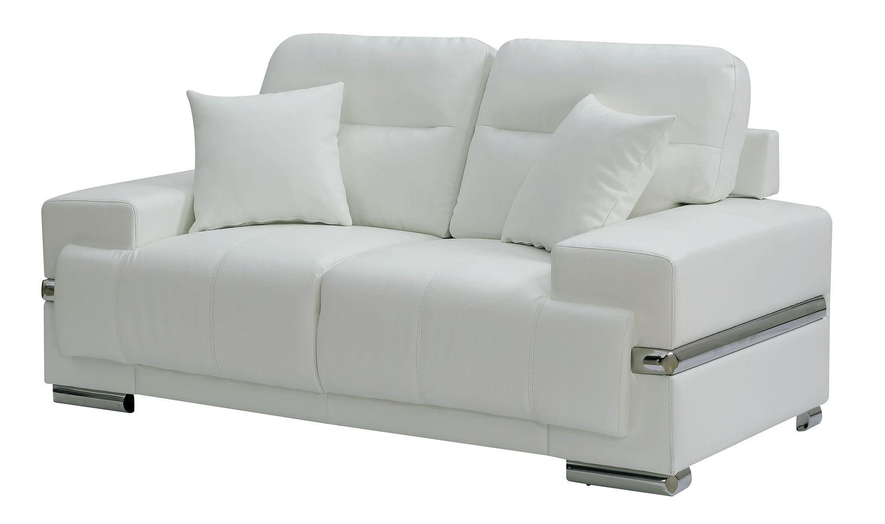 

                    
Furniture of America CM6411WH-2PC Zibak Sofa and Loveseat Set White Breathable Leathrette Purchase 
