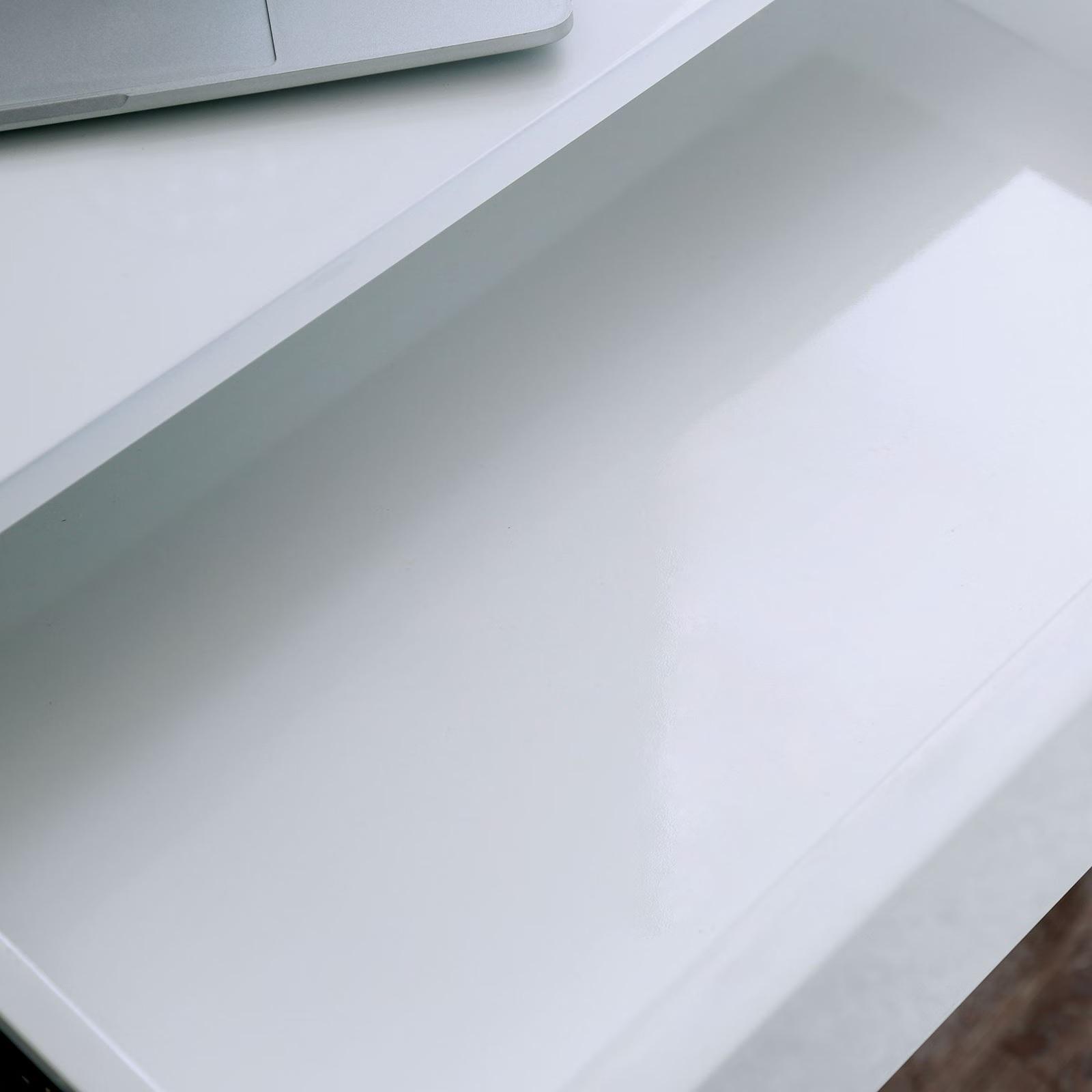 

    
Contemporary White & Chrome Metal Desk Furniture of America CM-DK5204 Loke

