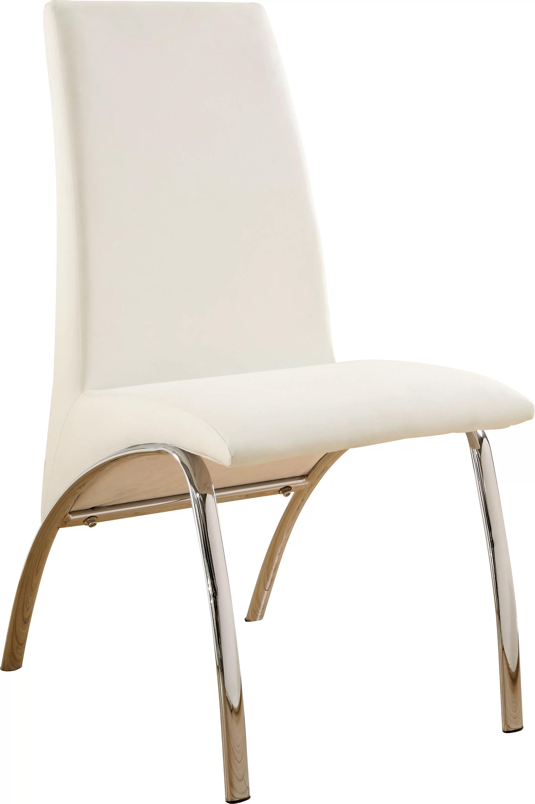 

    
Acme Furniture Pervis Dining Table Set White 71105-5pcs

