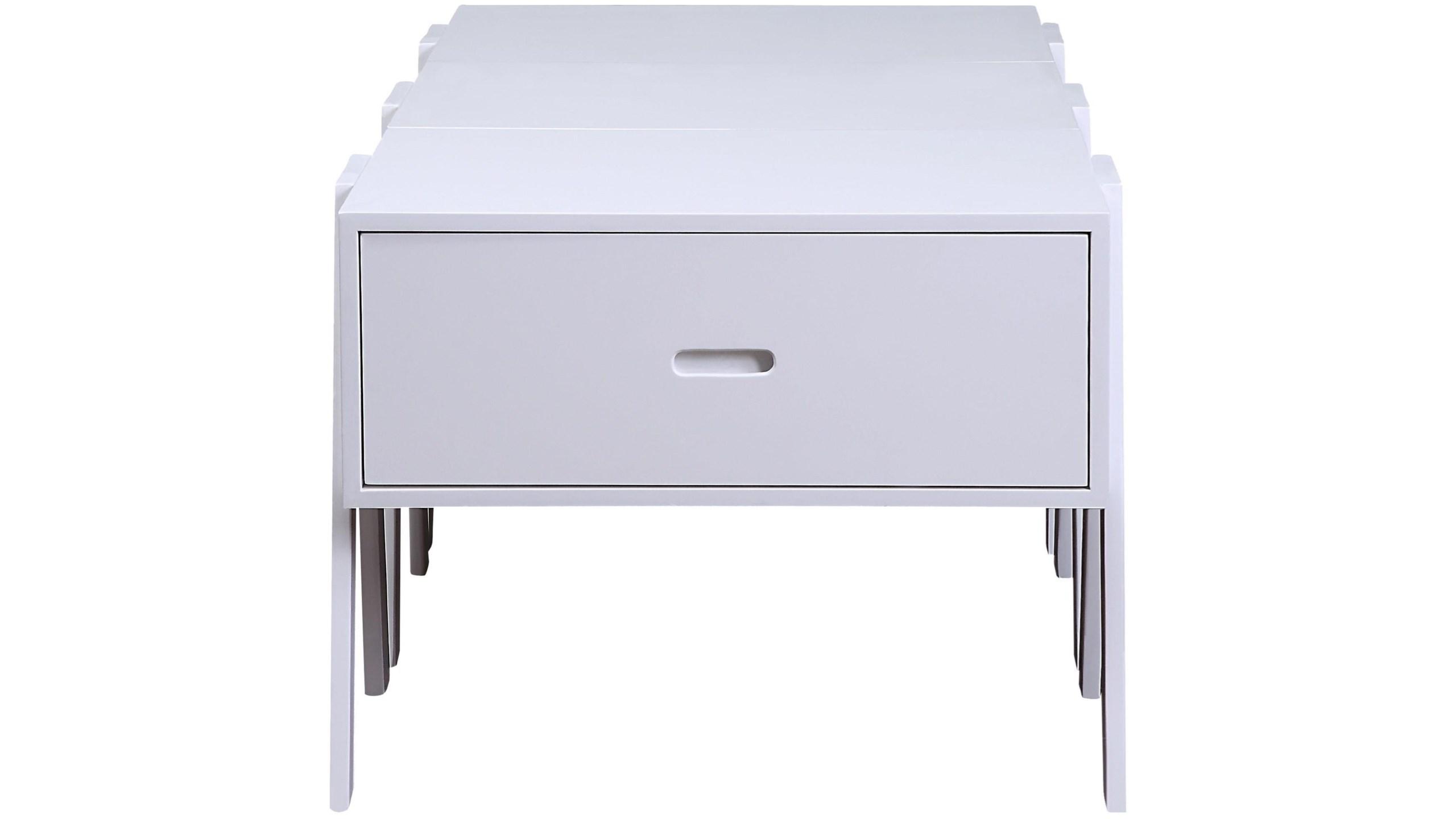 

    
Acme Furniture Lonny Coffee Table White 84155
