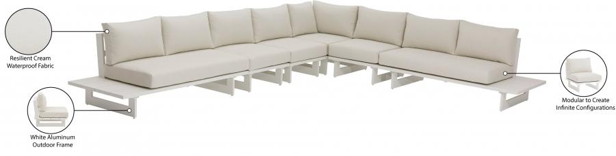 

                    
Meridian Furniture Maldives Patio Modular Sectional Sec3A 337Cream-Sec3A Patio Modular Sectional Cream/White Fabric Purchase 
