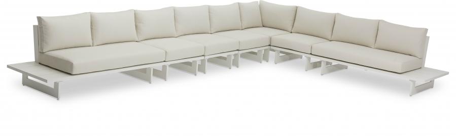 

    
Contemporary White/Cream Aluminium Patio Modular Sectional Sec4A Meridian Furniture Maldives 337Cream-Sec4A
