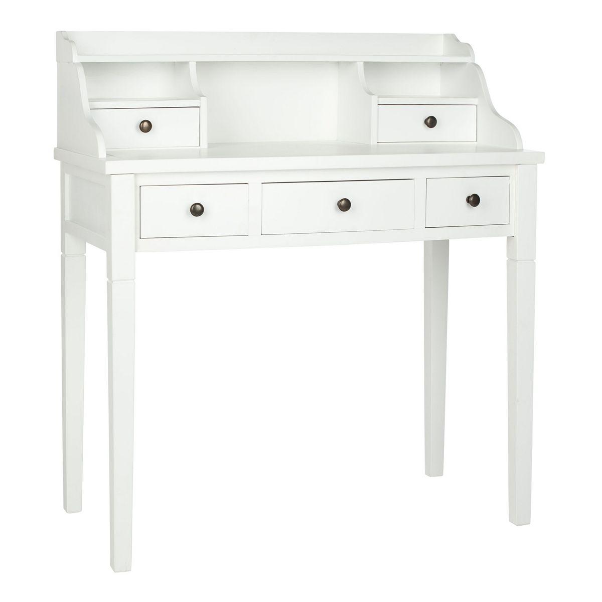 

    
Contemporary White Finish Writing Desk by Acme Agia 92987
