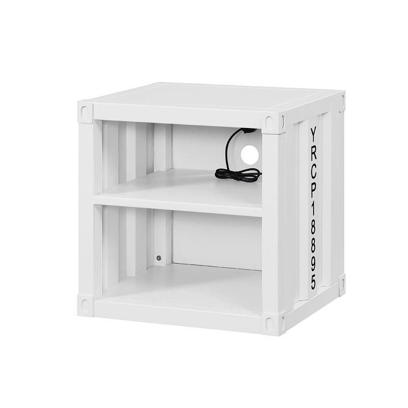 

    
Acme Furniture Cargo Bedroom Set White 35905F-3pcs
