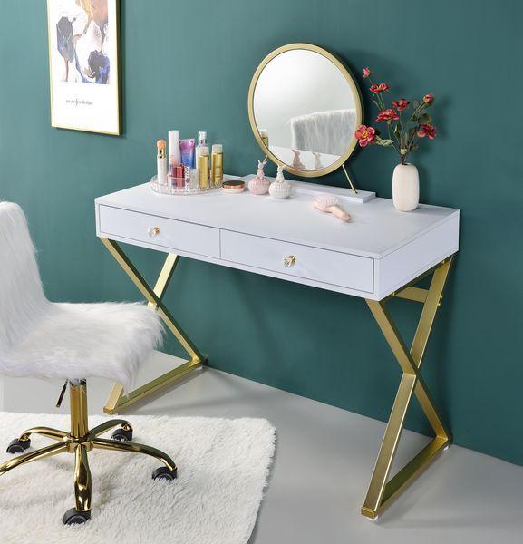 Acme Furniture AC00667 Coleen Vanity w/Mirror