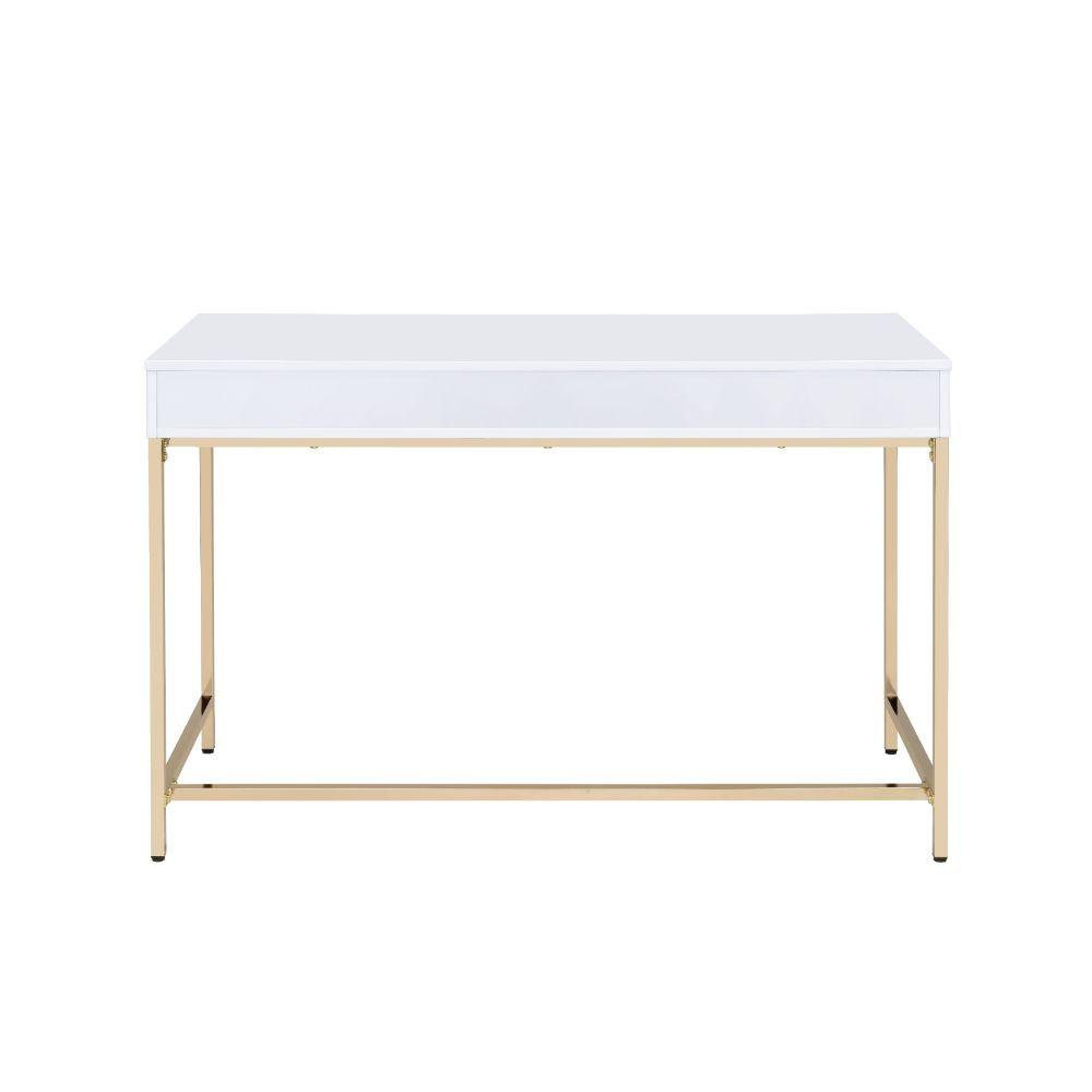 

    
AC00899 Contemporary White High Gloss & Gold Vanity Table by Acme AC00899 Ottey
