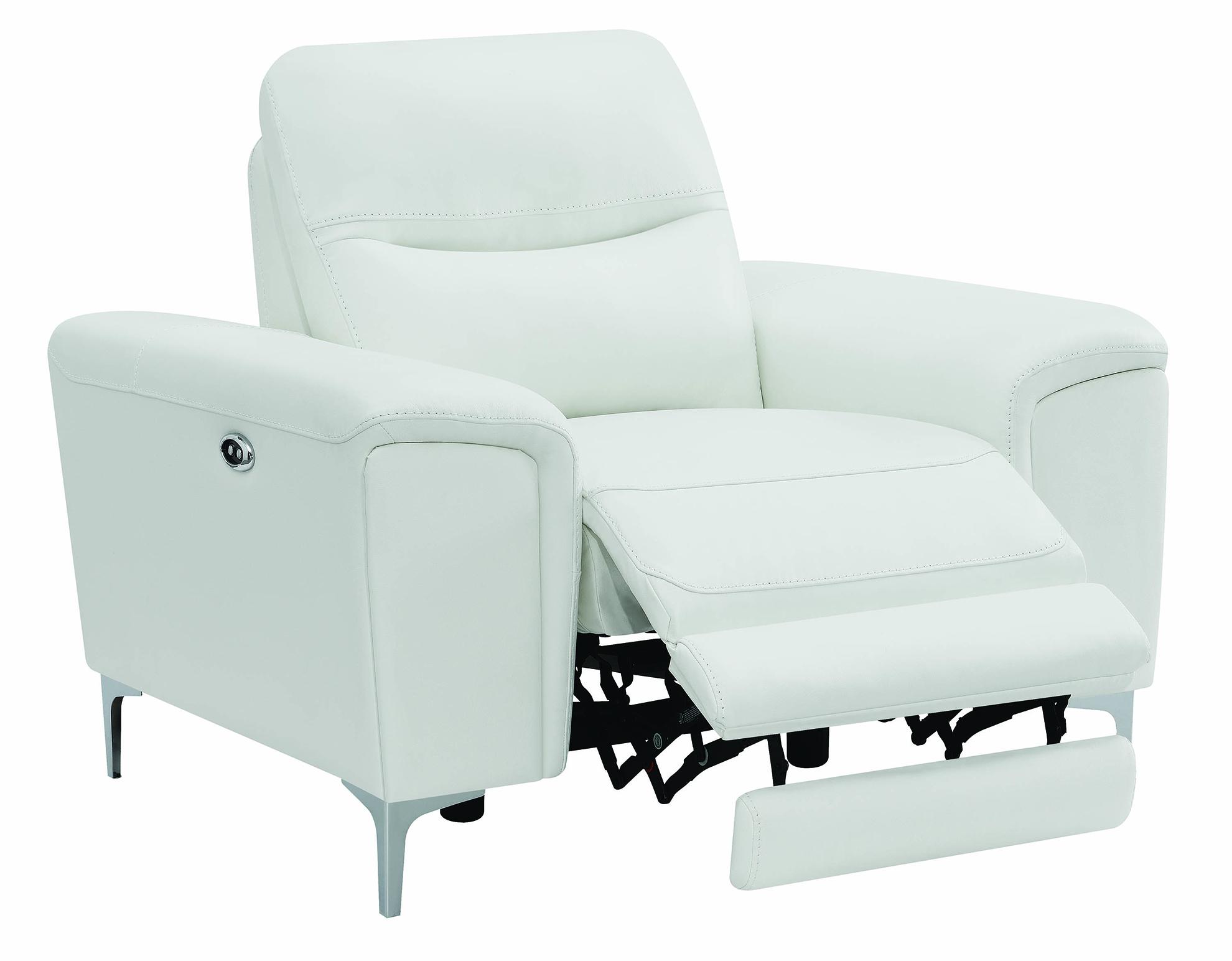 

                    
Coaster 603396P Largo Power recliner White Leather Purchase 
