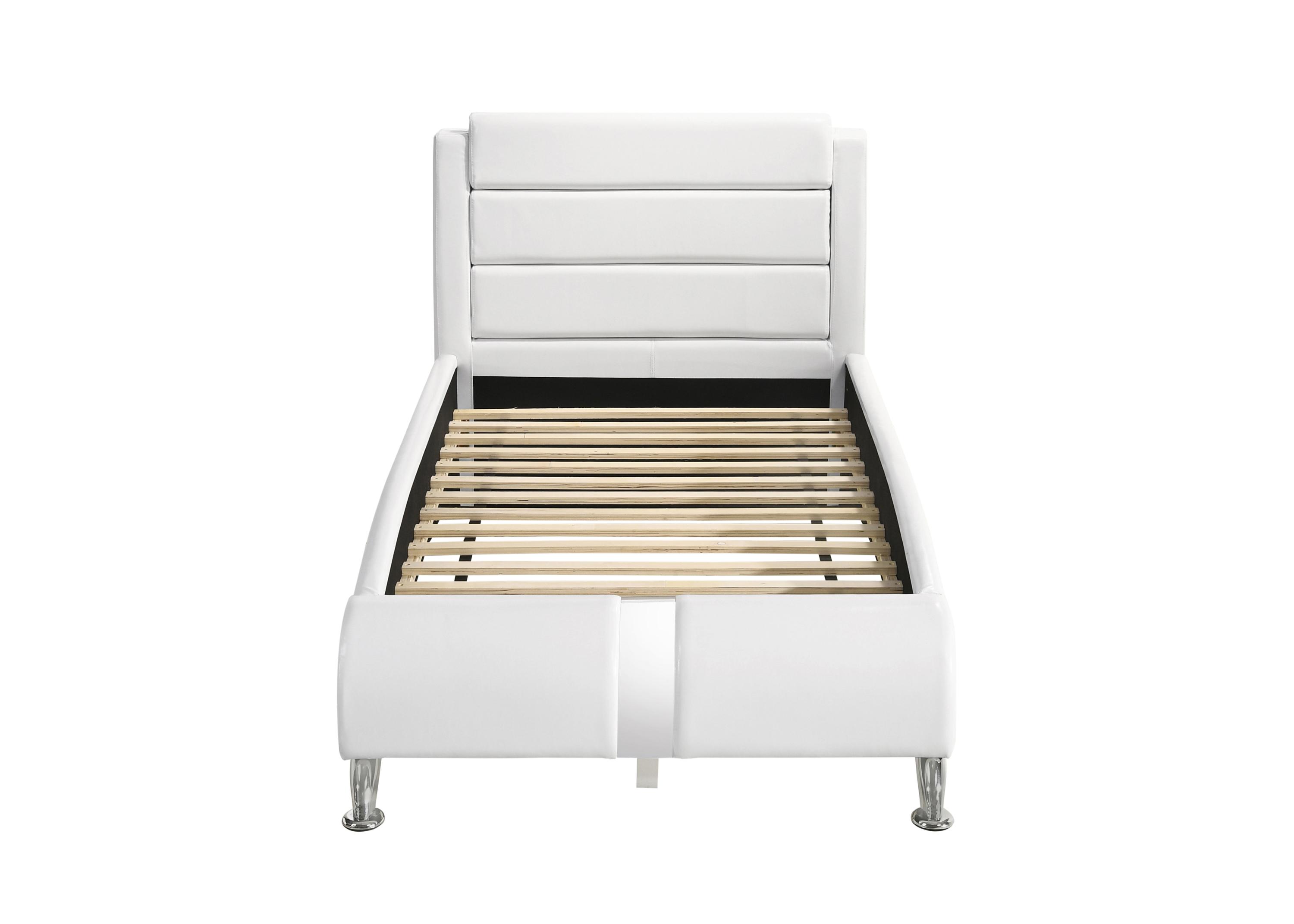 

                    
Coaster 300345T Jeremaine Bed White Leatherette Purchase 
