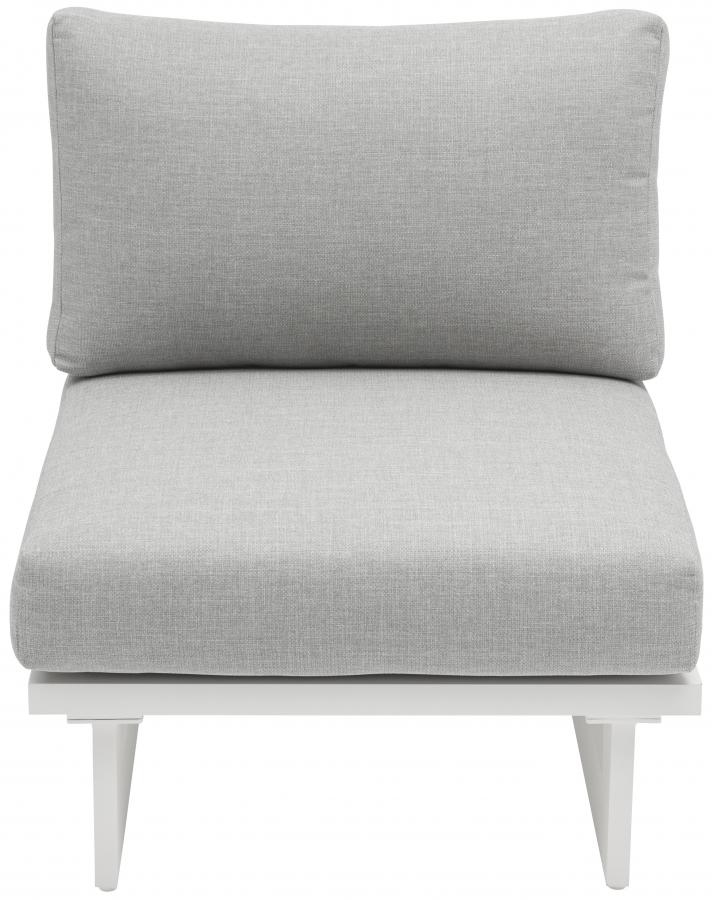 

                    
Buy Contemporary White/Light Grey Aluminium Modular Armless Accent Chair Meridian Furniture Maldives 337Grey-Armless
