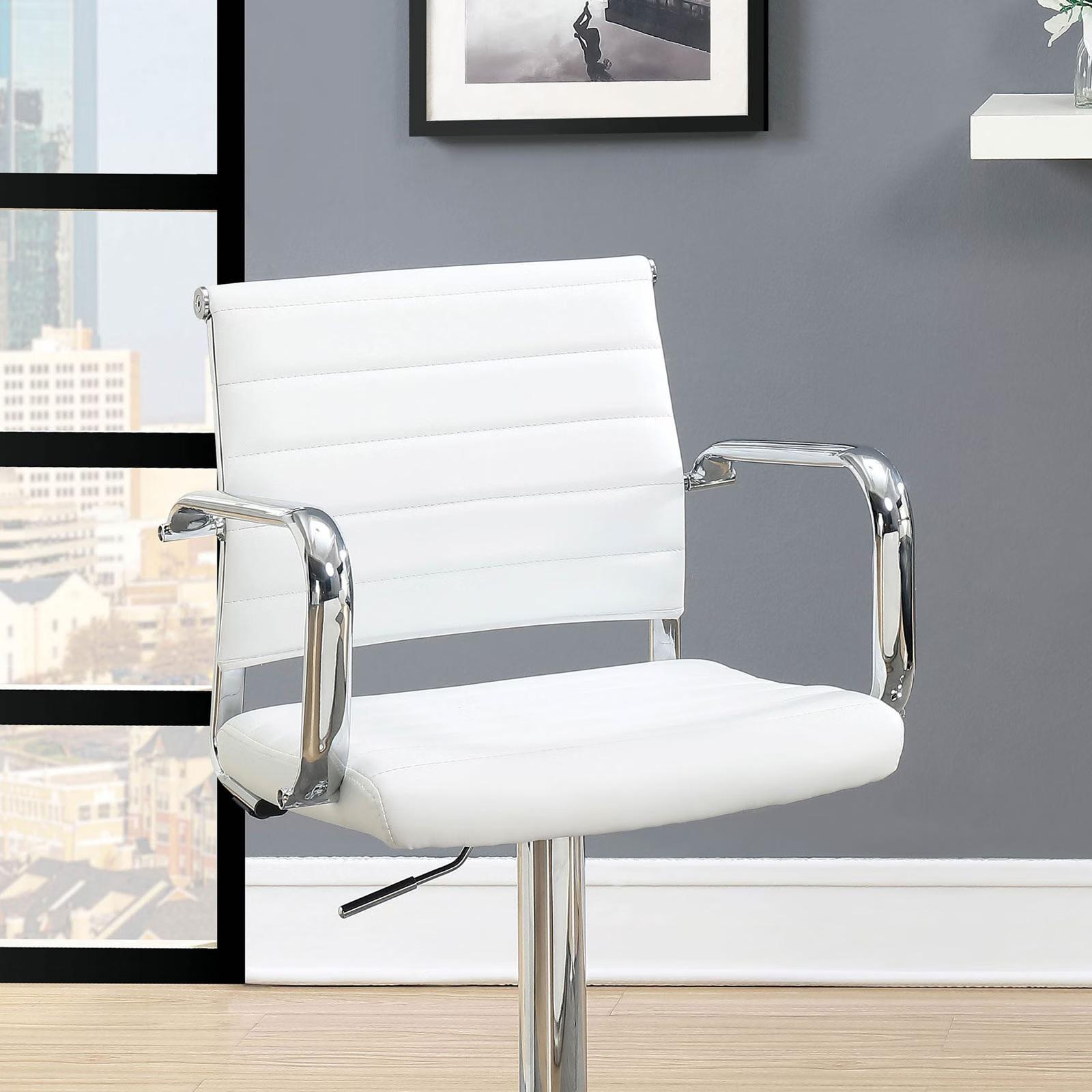 

                    
Furniture of America CM-BR6463WH Sedona Bar Stool White Leatherette Purchase 
