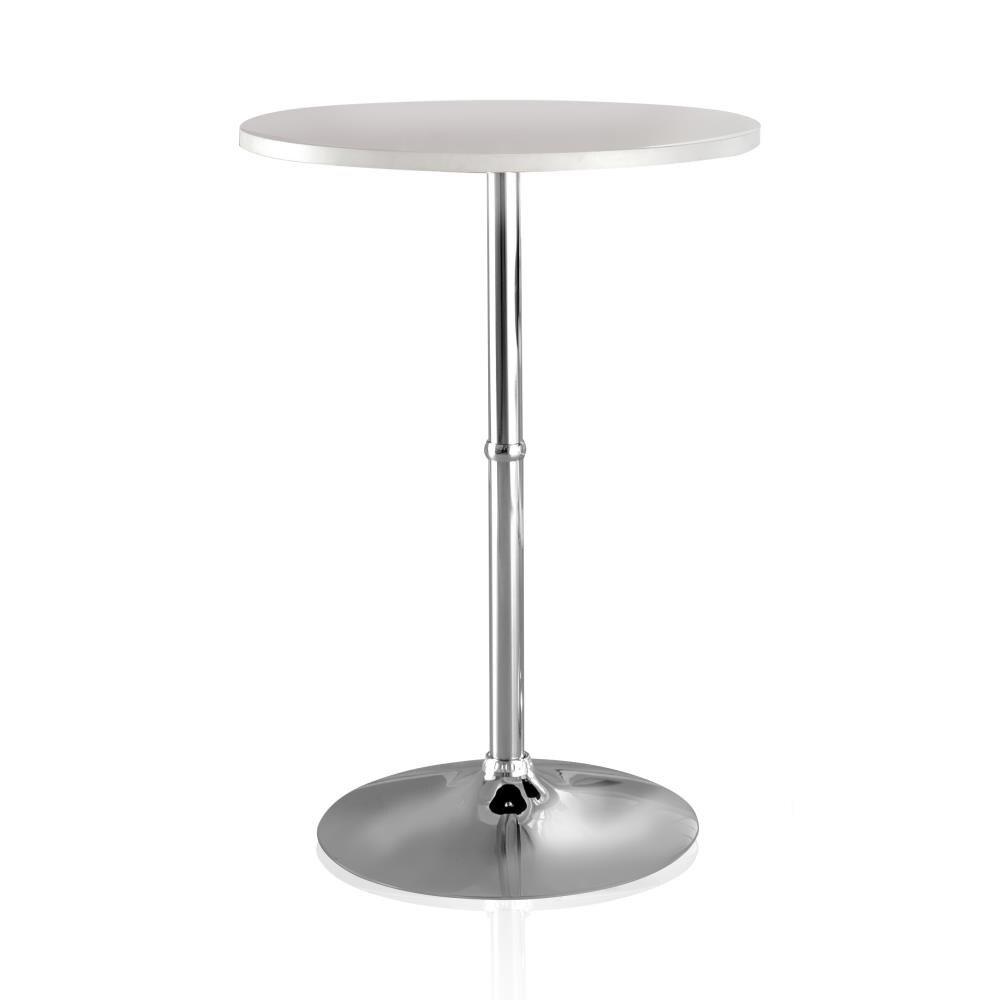 

    
Contemporary White Metal Bar Table Furniture of America CM-BT6150WH Nessa
