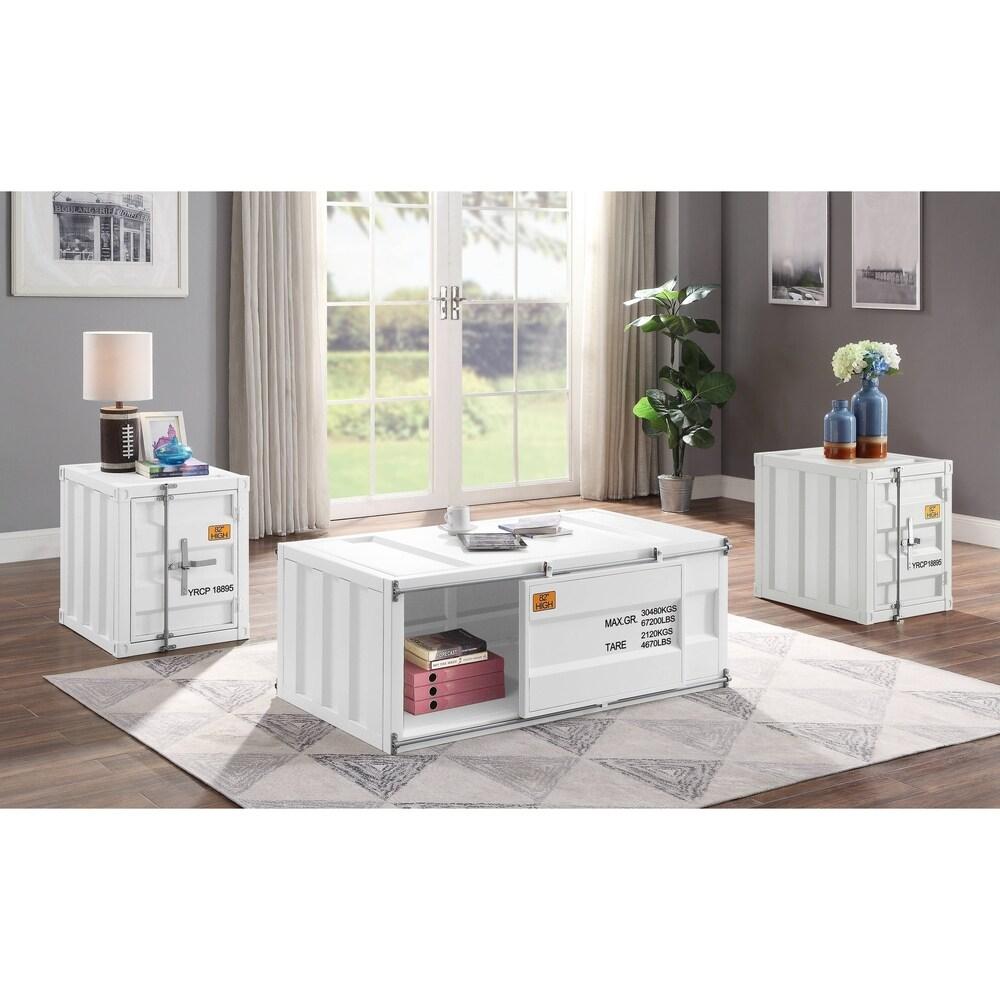 

                    
Acme Furniture Cargo Coffee Table White  Purchase 
